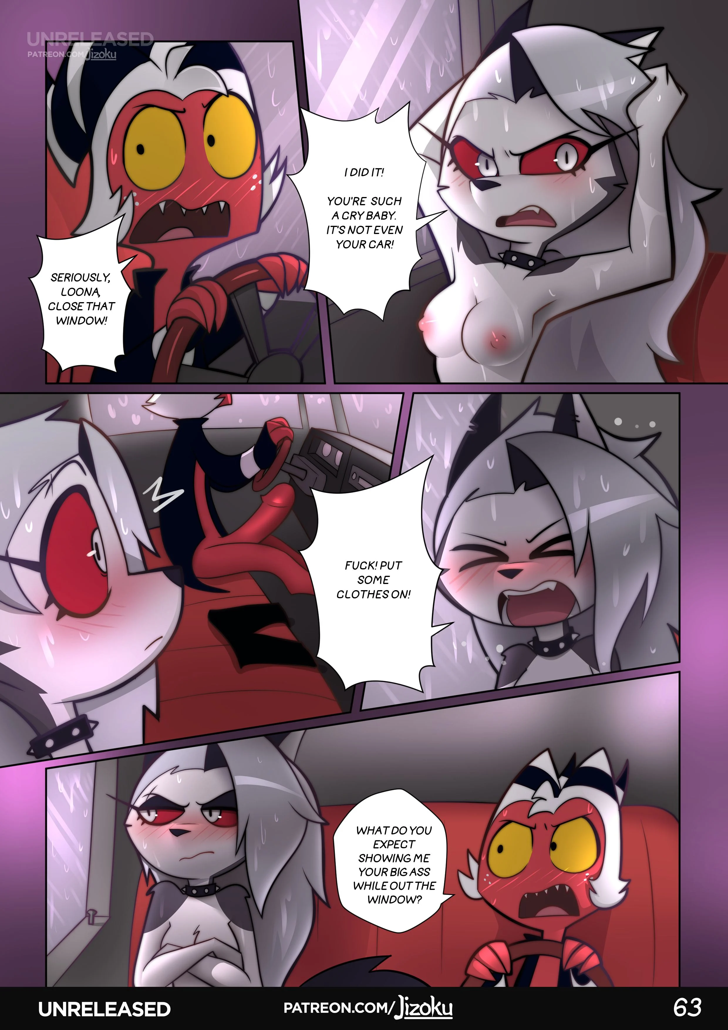 A Night With Loona (Helluva Boss) [Jizoku] 1 . A Night With Loona - Chapter 1 (Helluva Boss) [Jizoku] – page 64