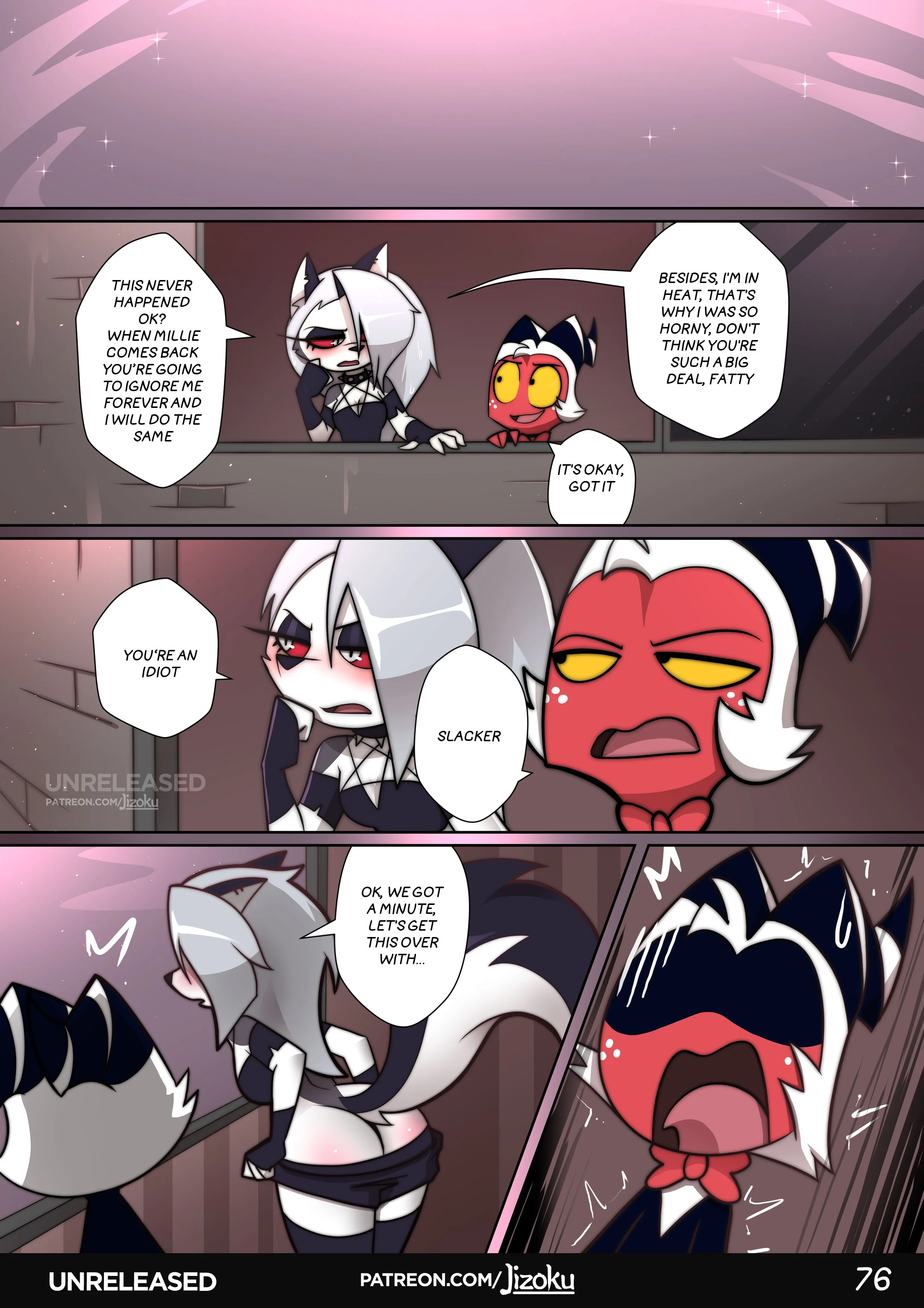 A Night With Loona (Helluva Boss) [Jizoku] 1 . A Night With Loona - Chapter 1 (Helluva Boss) [Jizoku] – page 77