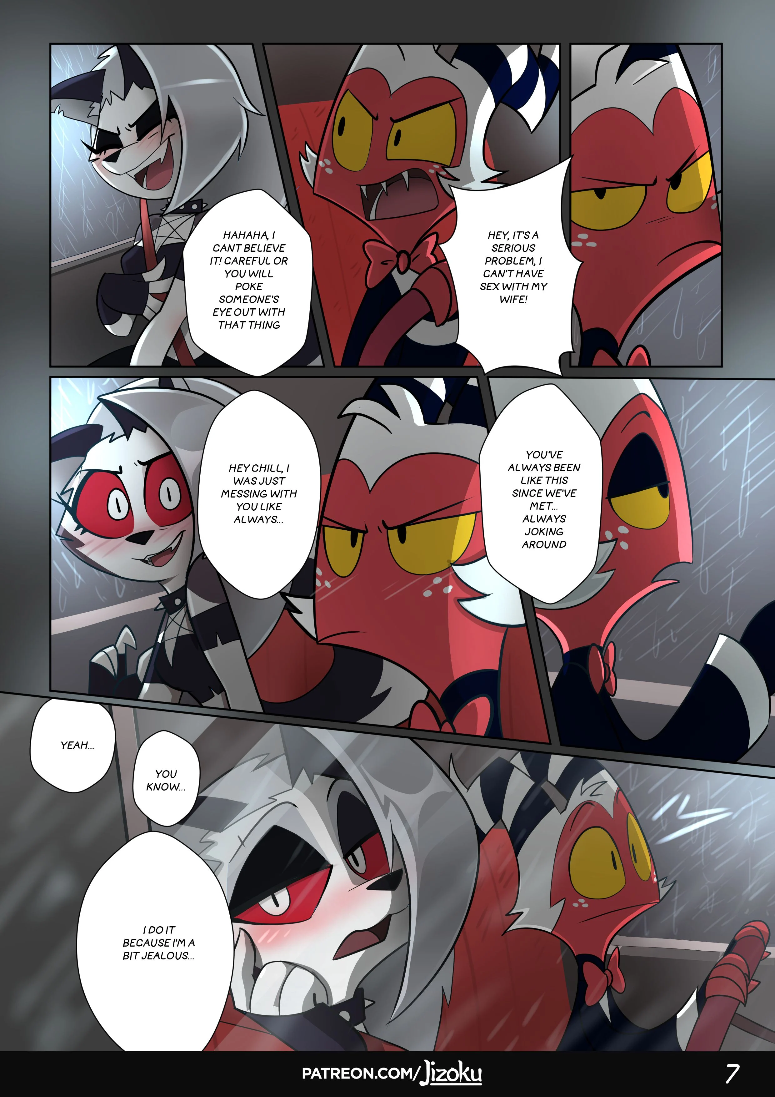 A Night With Loona (Helluva Boss) [Jizoku] 1 . A Night With Loona - Chapter 1 (Helluva Boss) [Jizoku] – page 8