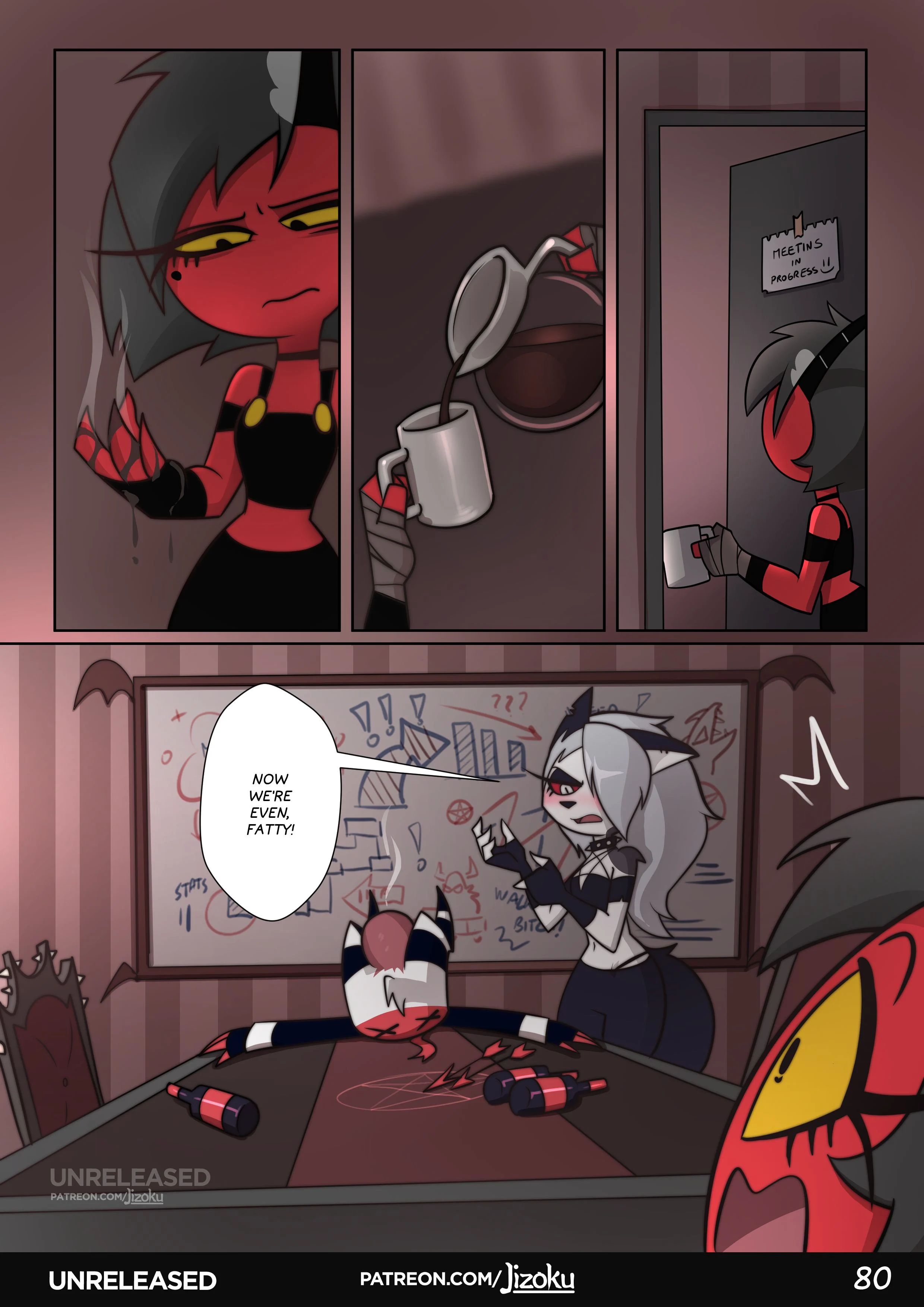 A Night With Loona (Helluva Boss) [Jizoku] 1 . A Night With Loona - Chapter 1 (Helluva Boss) [Jizoku] – page 81