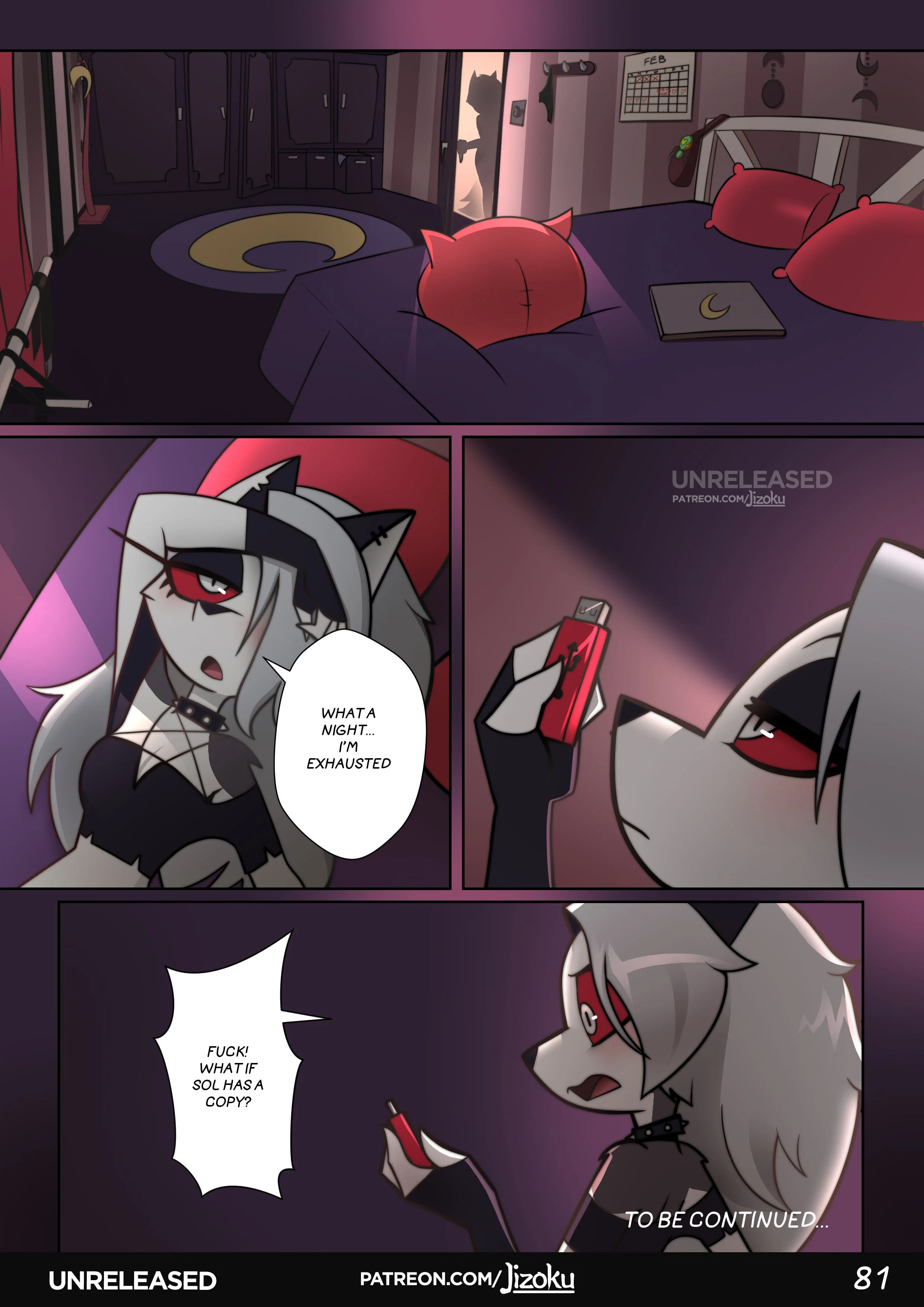 A Night With Loona (Helluva Boss) [Jizoku] 1 . A Night With Loona - Chapter 1 (Helluva Boss) [Jizoku] – page 82