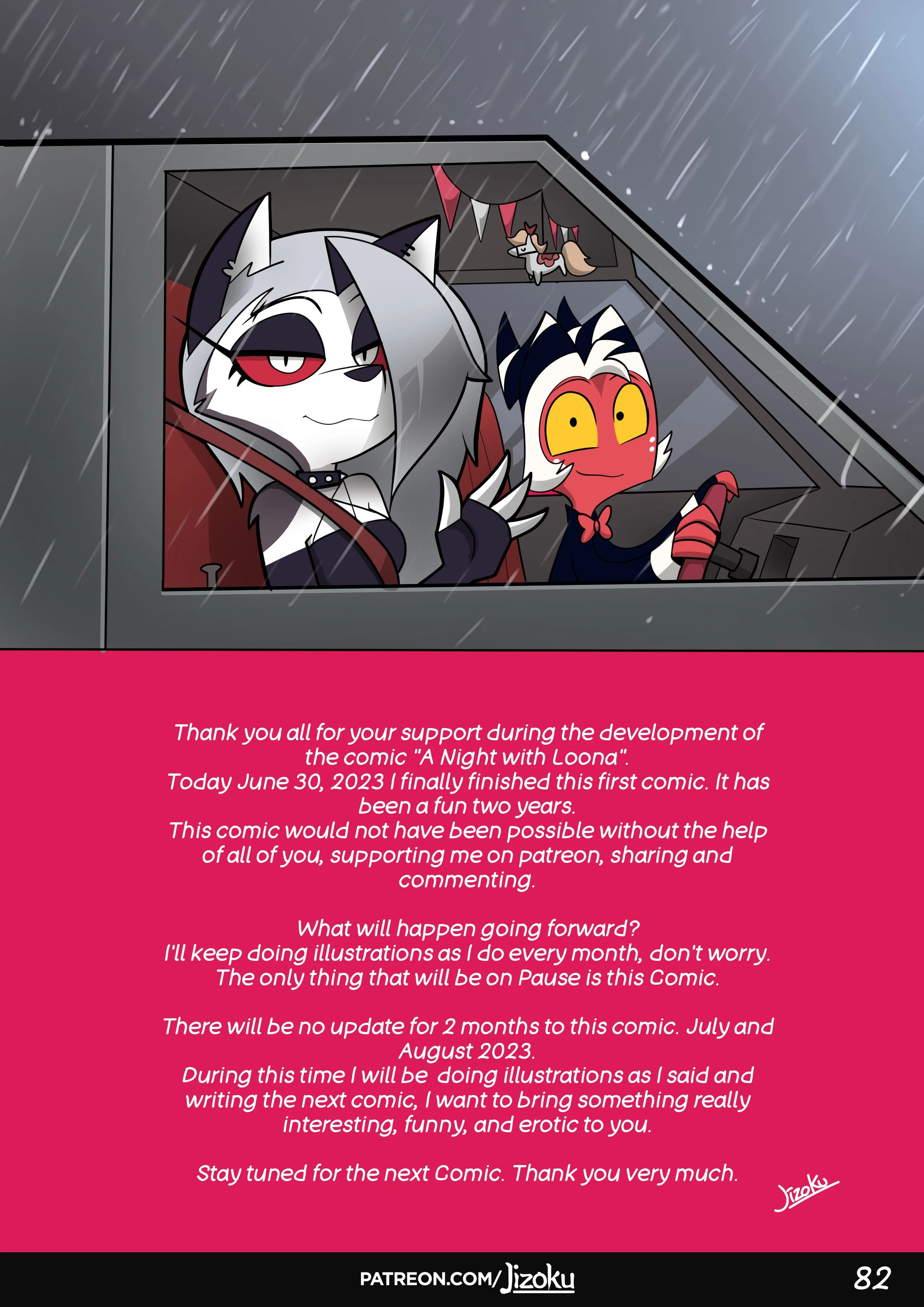 A Night With Loona (Helluva Boss) [Jizoku] 1 . A Night With Loona - Chapter 1 (Helluva Boss) [Jizoku] – page 83