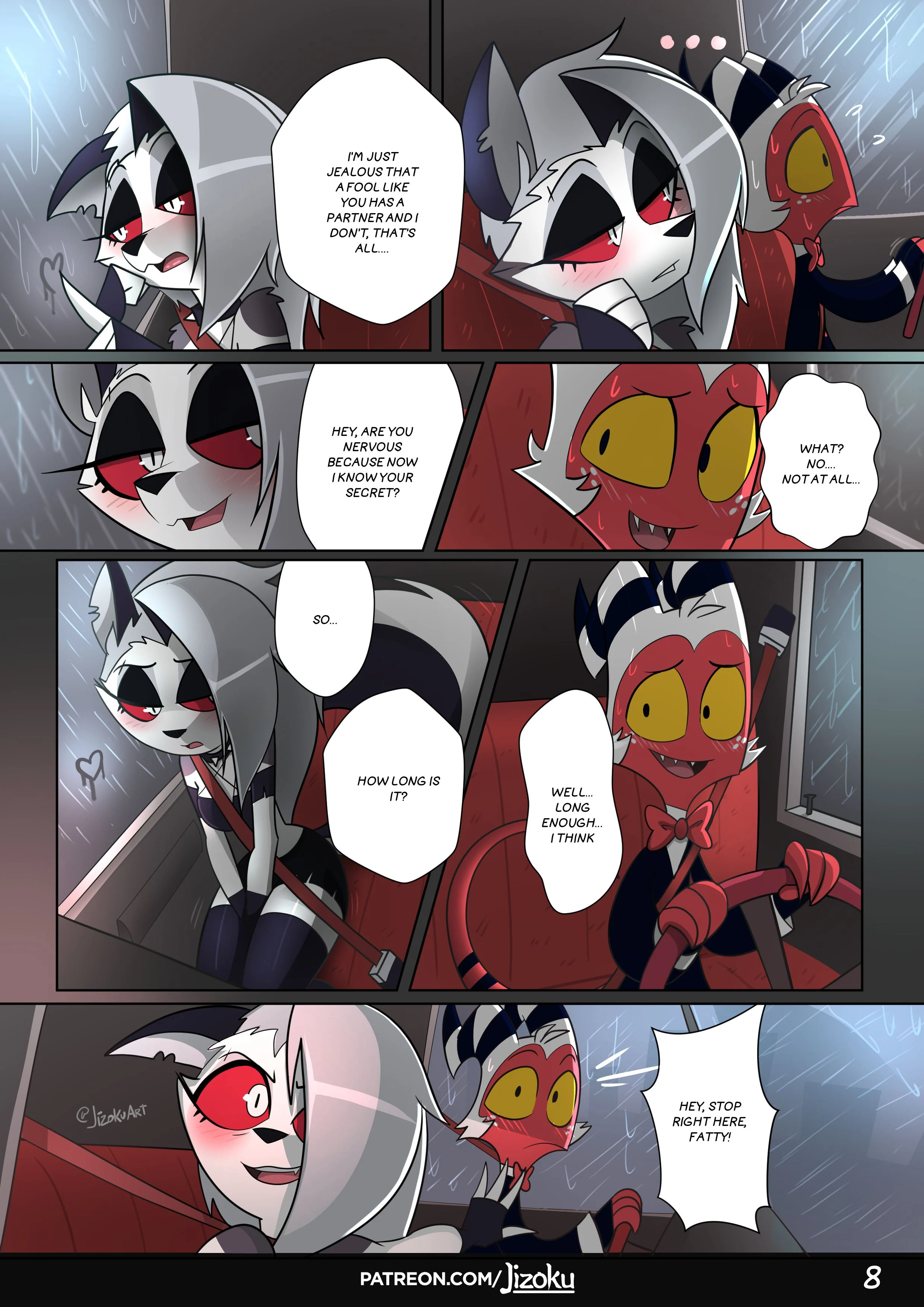A Night With Loona (Helluva Boss) [Jizoku] 1 . A Night With Loona - Chapter 1 (Helluva Boss) [Jizoku] – page 9