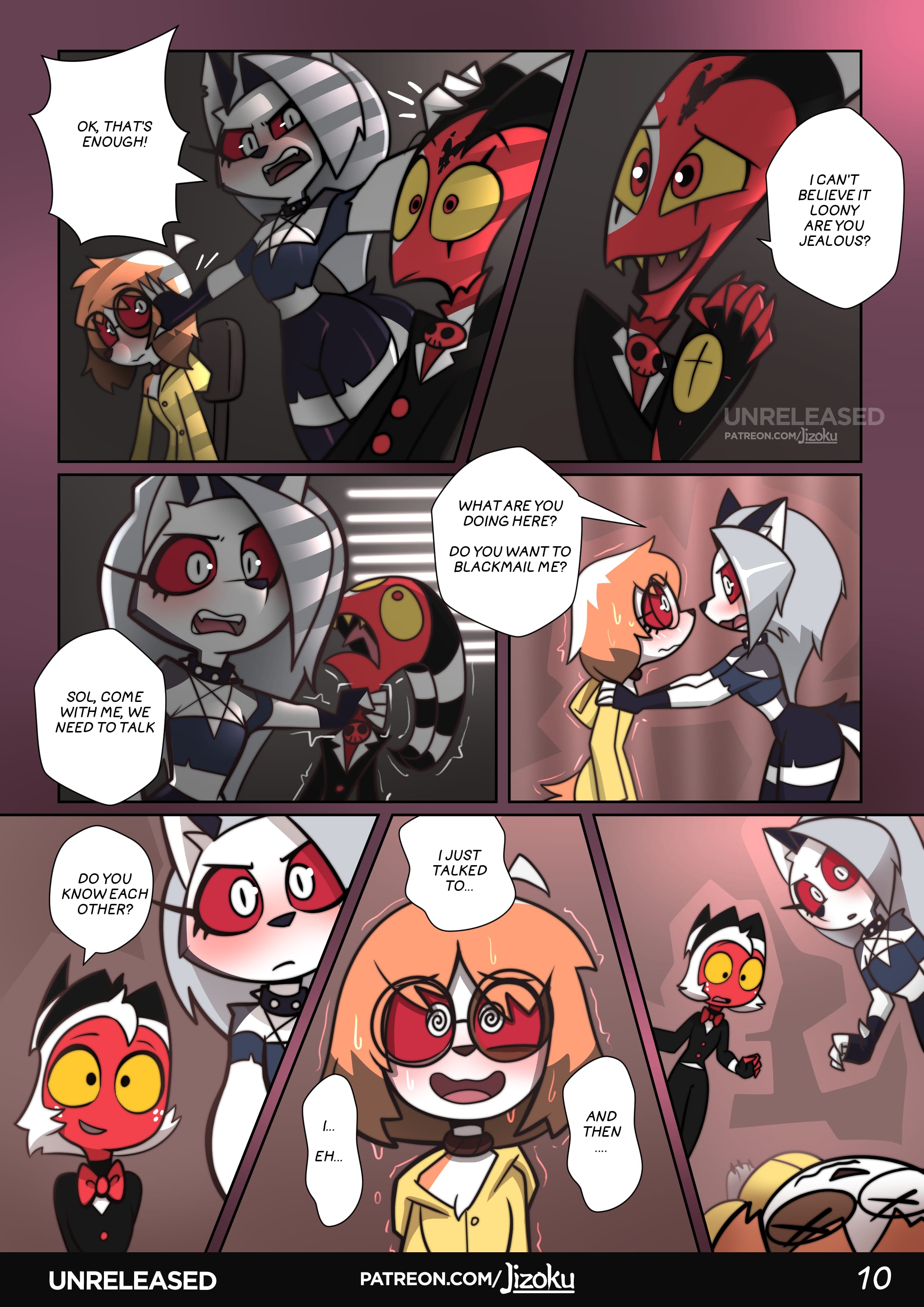 A Night With Loona (Helluva Boss) [Jizoku] 2 . A Night With Loona - Chapter 2 (Helluva Boss) [Jizoku] – page 11