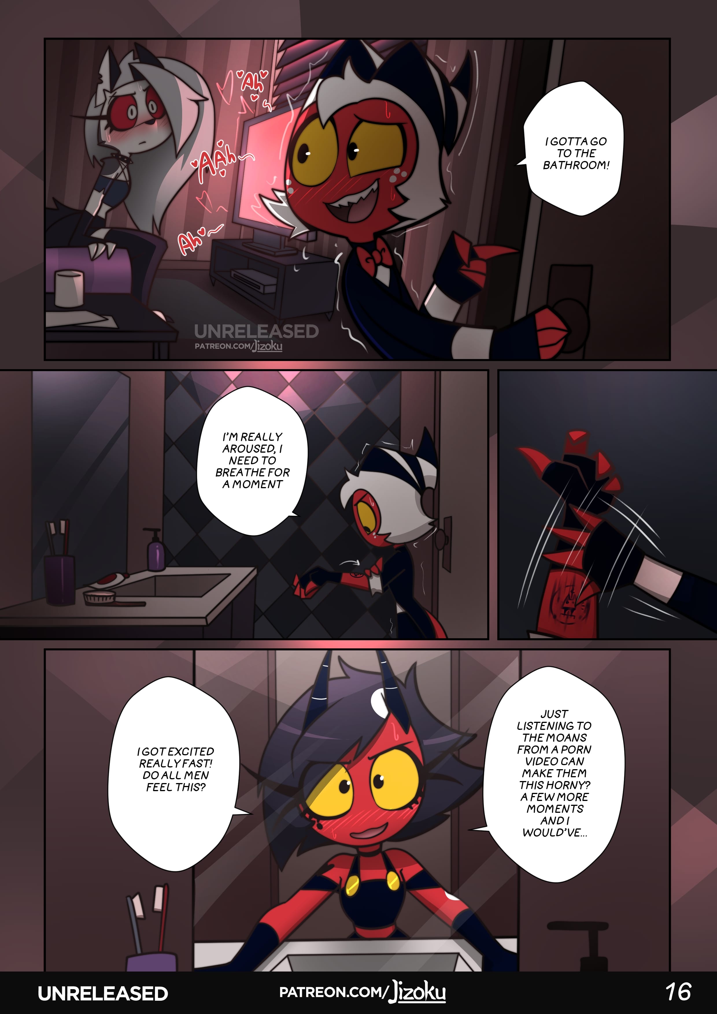 A Night With Loona (Helluva Boss) [Jizoku] 2 . A Night With Loona - Chapter 2 (Helluva Boss) [Jizoku] – page 17