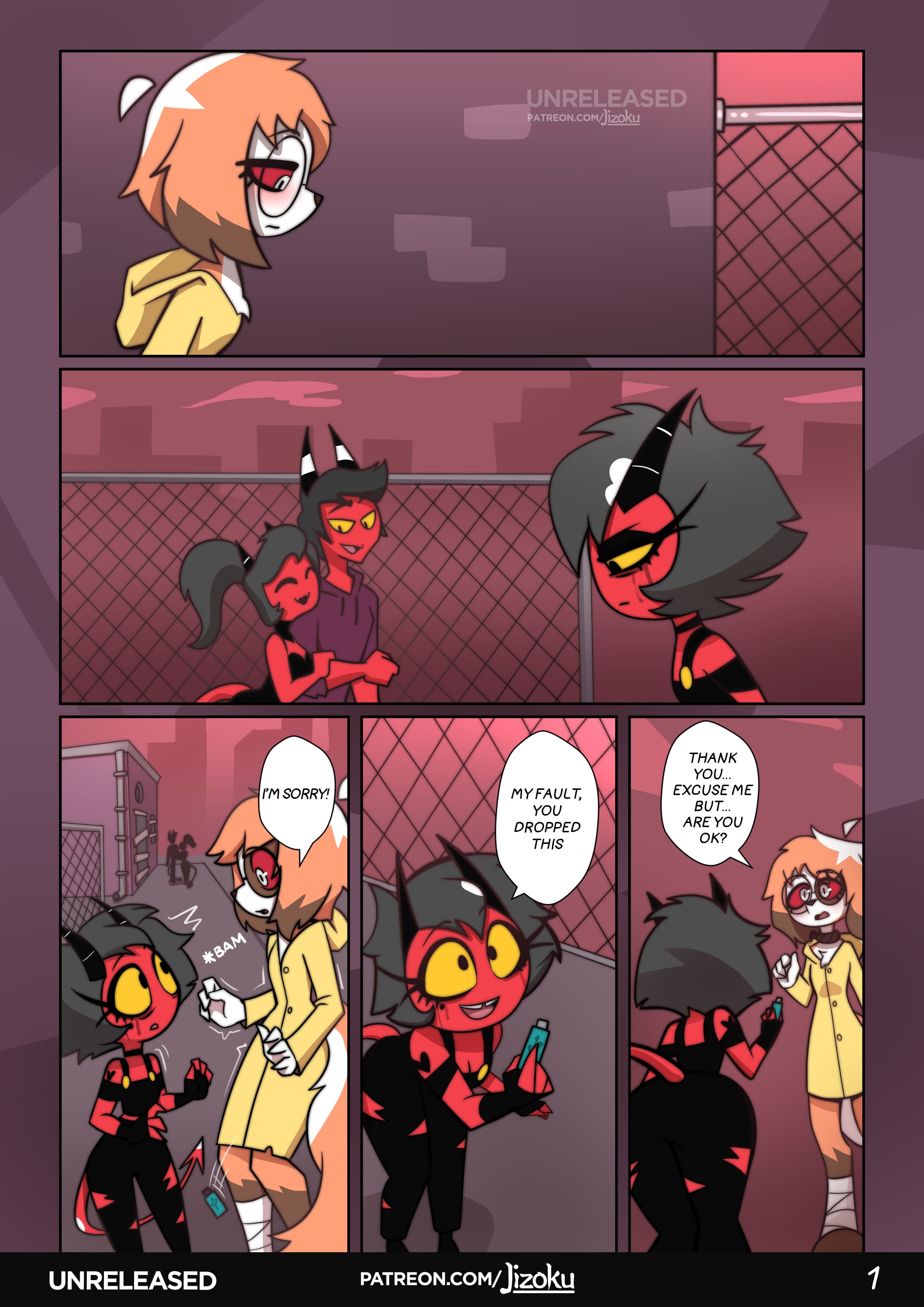 A Night With Loona (Helluva Boss) [Jizoku] 2 . A Night With Loona - Chapter 2 (Helluva Boss) [Jizoku] – page 2
