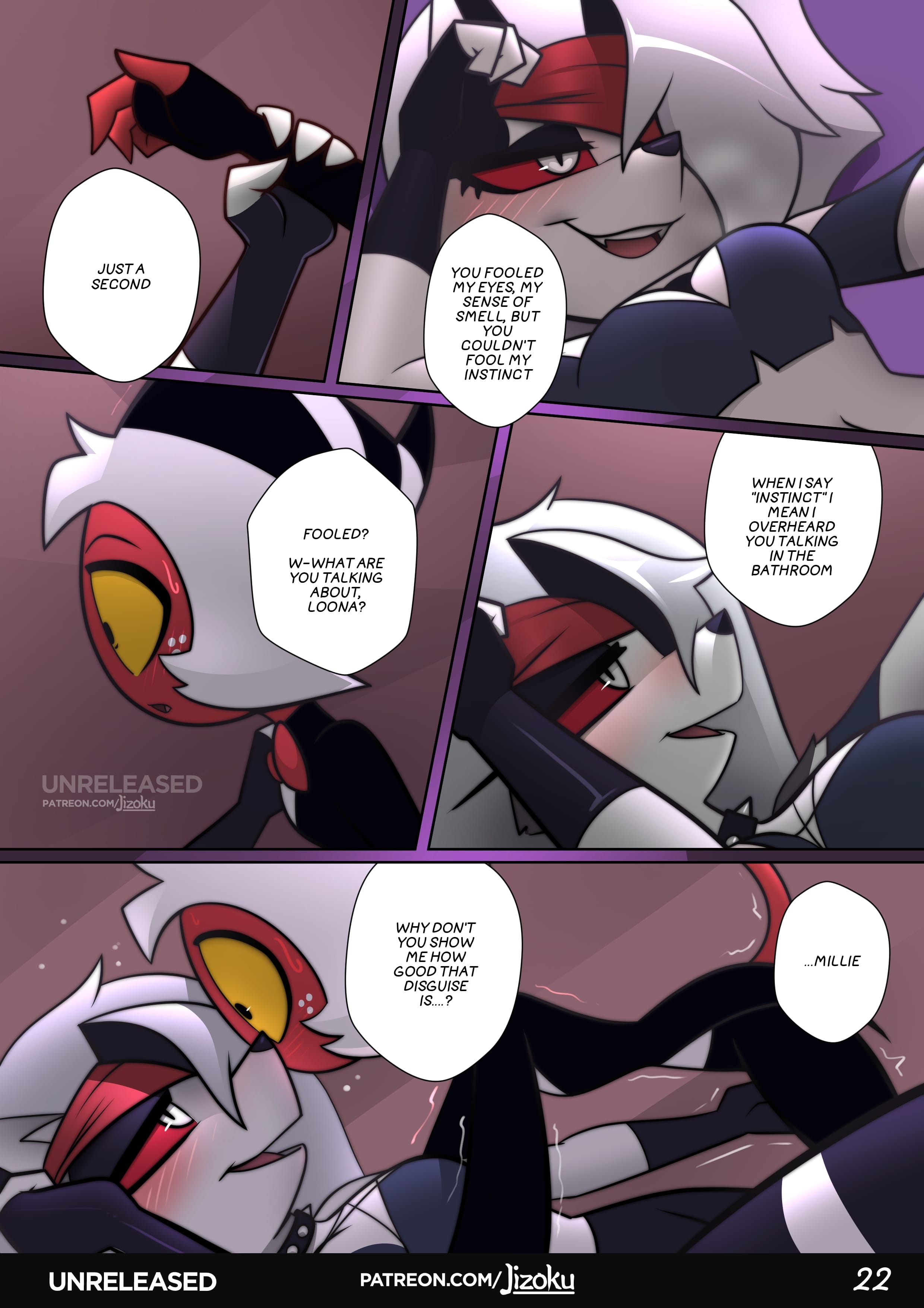 A Night With Loona (Helluva Boss) [Jizoku] 2 . A Night With Loona - Chapter 2 (Helluva Boss) [Jizoku] – page 23