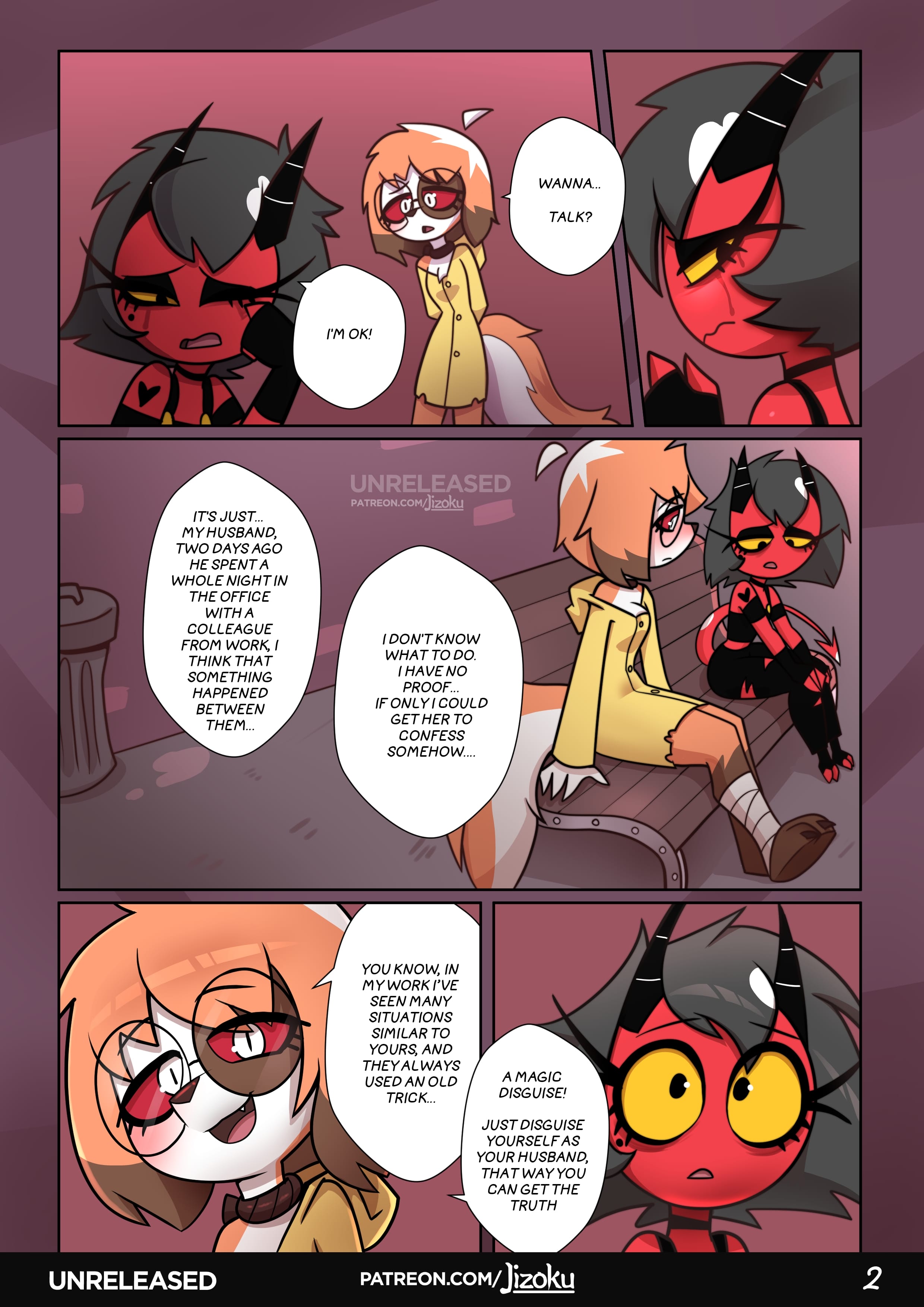 A Night With Loona (Helluva Boss) [Jizoku] 2 . A Night With Loona - Chapter 2 (Helluva Boss) [Jizoku] – page 3
