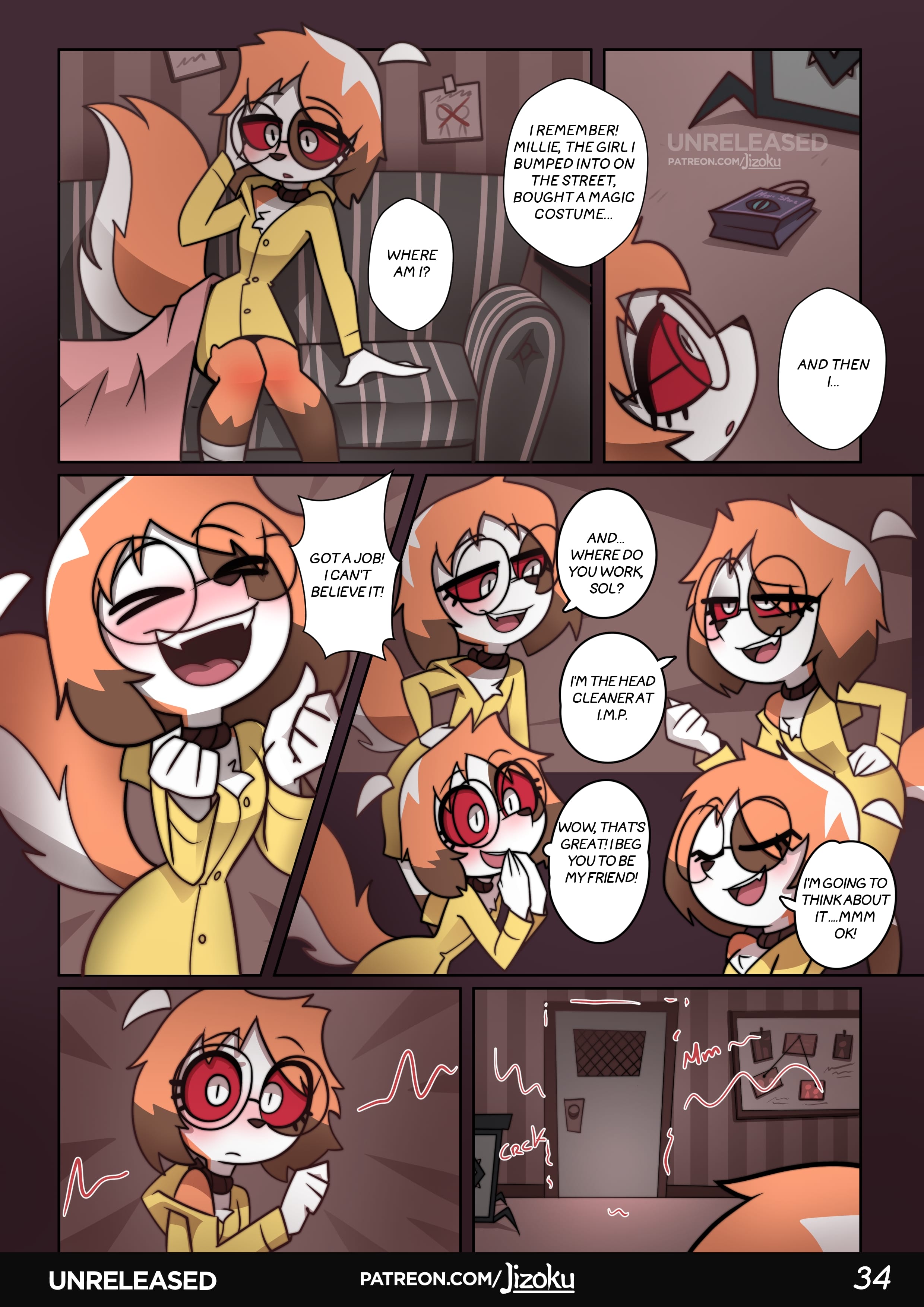 A Night With Loona (Helluva Boss) [Jizoku] 2 . A Night With Loona - Chapter 2 (Helluva Boss) [Jizoku] – page 35