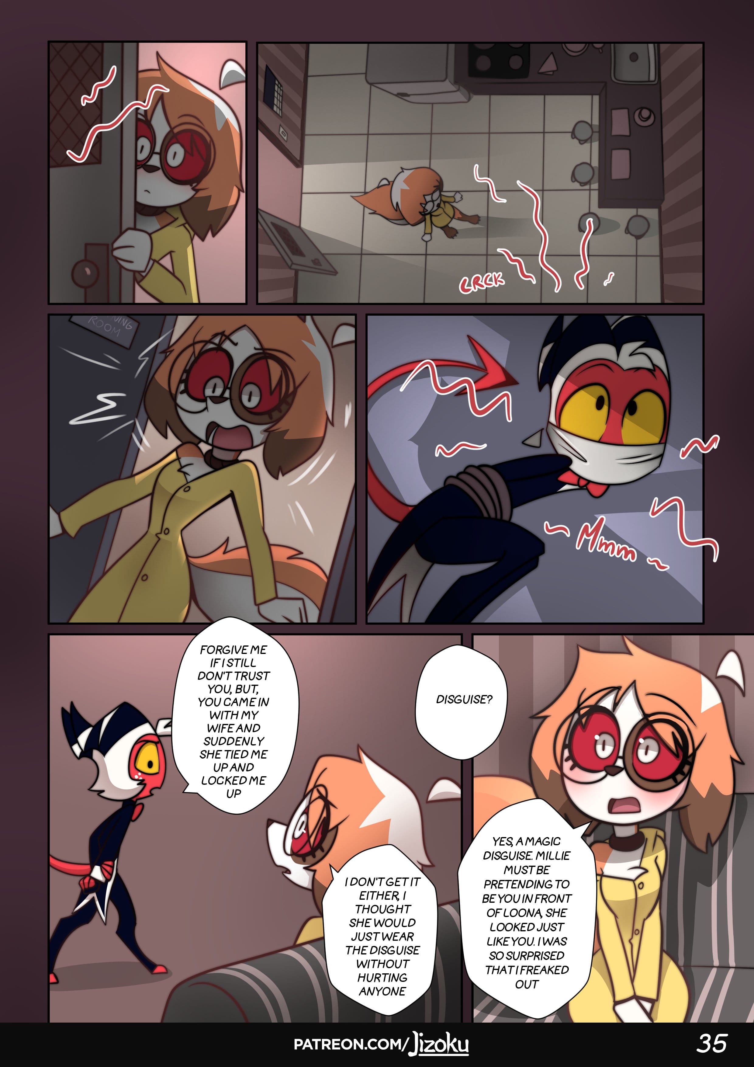 A Night With Loona (Helluva Boss) [Jizoku] 2 . A Night With Loona - Chapter 2 (Helluva Boss) [Jizoku] – page 36