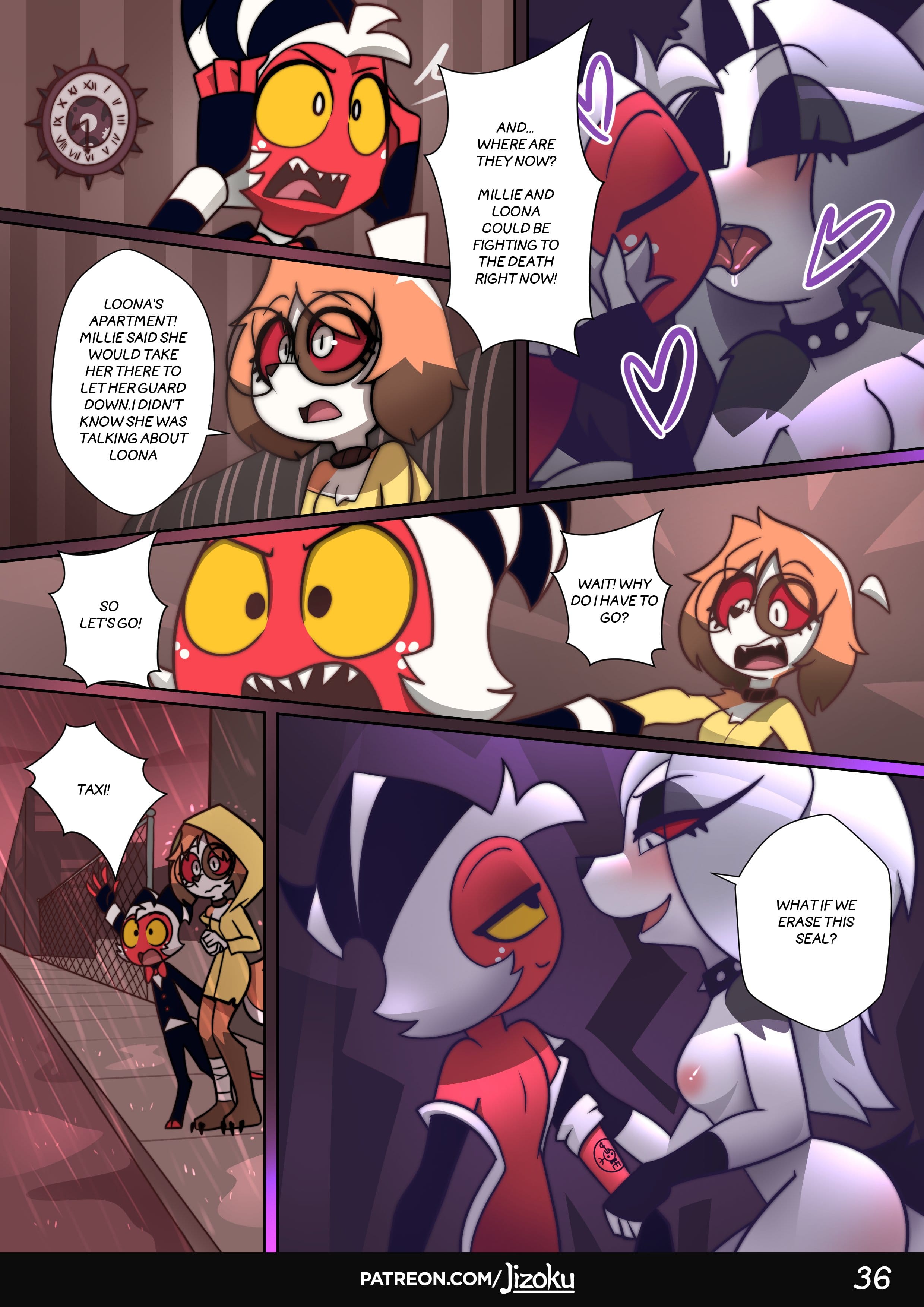 A Night With Loona (Helluva Boss) [Jizoku] 2 . A Night With Loona - Chapter 2 (Helluva Boss) [Jizoku] – page 37