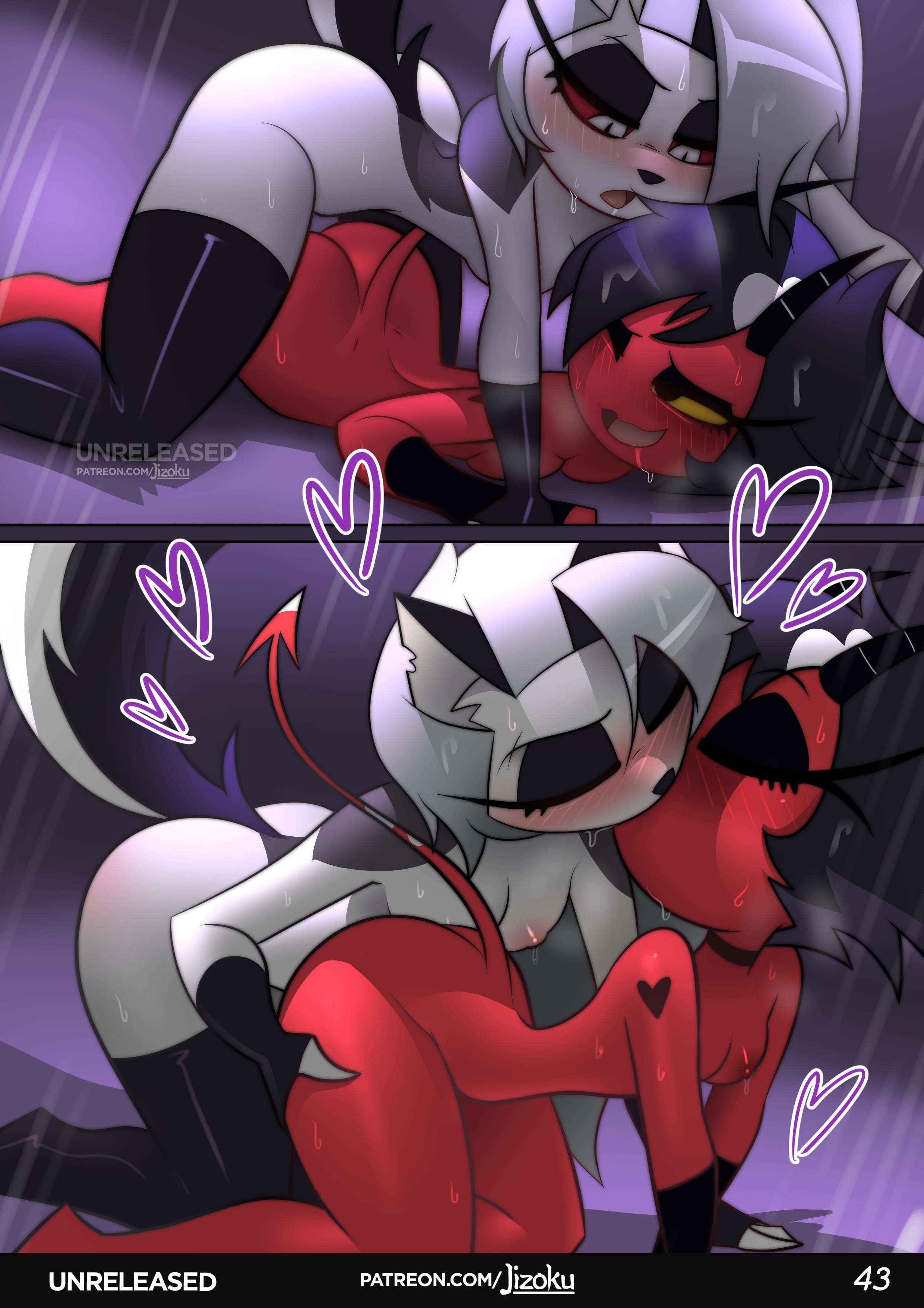 A Night With Loona (Helluva Boss) [Jizoku] 2 . A Night With Loona - Chapter 2 (Helluva Boss) [Jizoku] – page 44