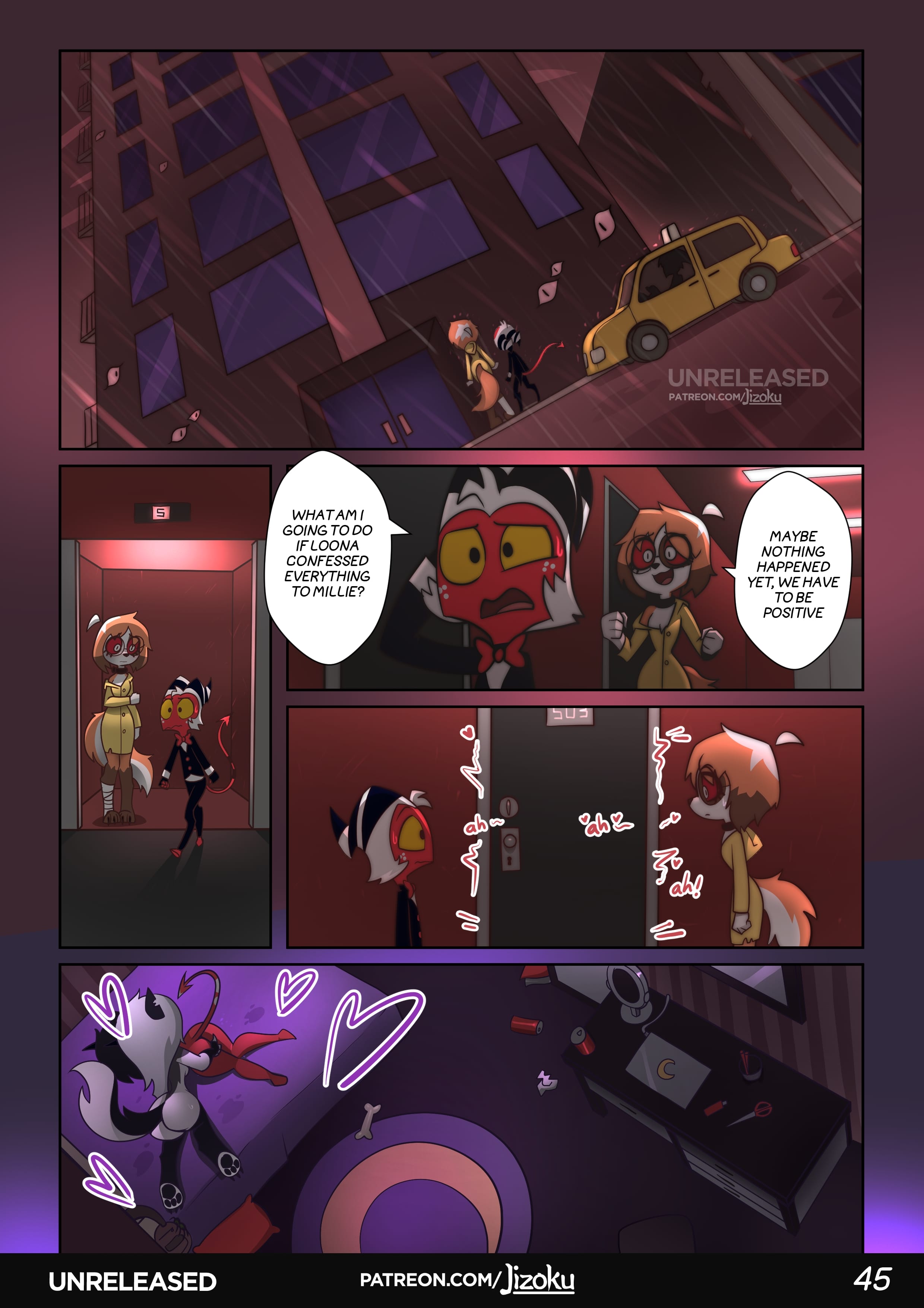 A Night With Loona (Helluva Boss) [Jizoku] 2 . A Night With Loona - Chapter 2 (Helluva Boss) [Jizoku] – page 46