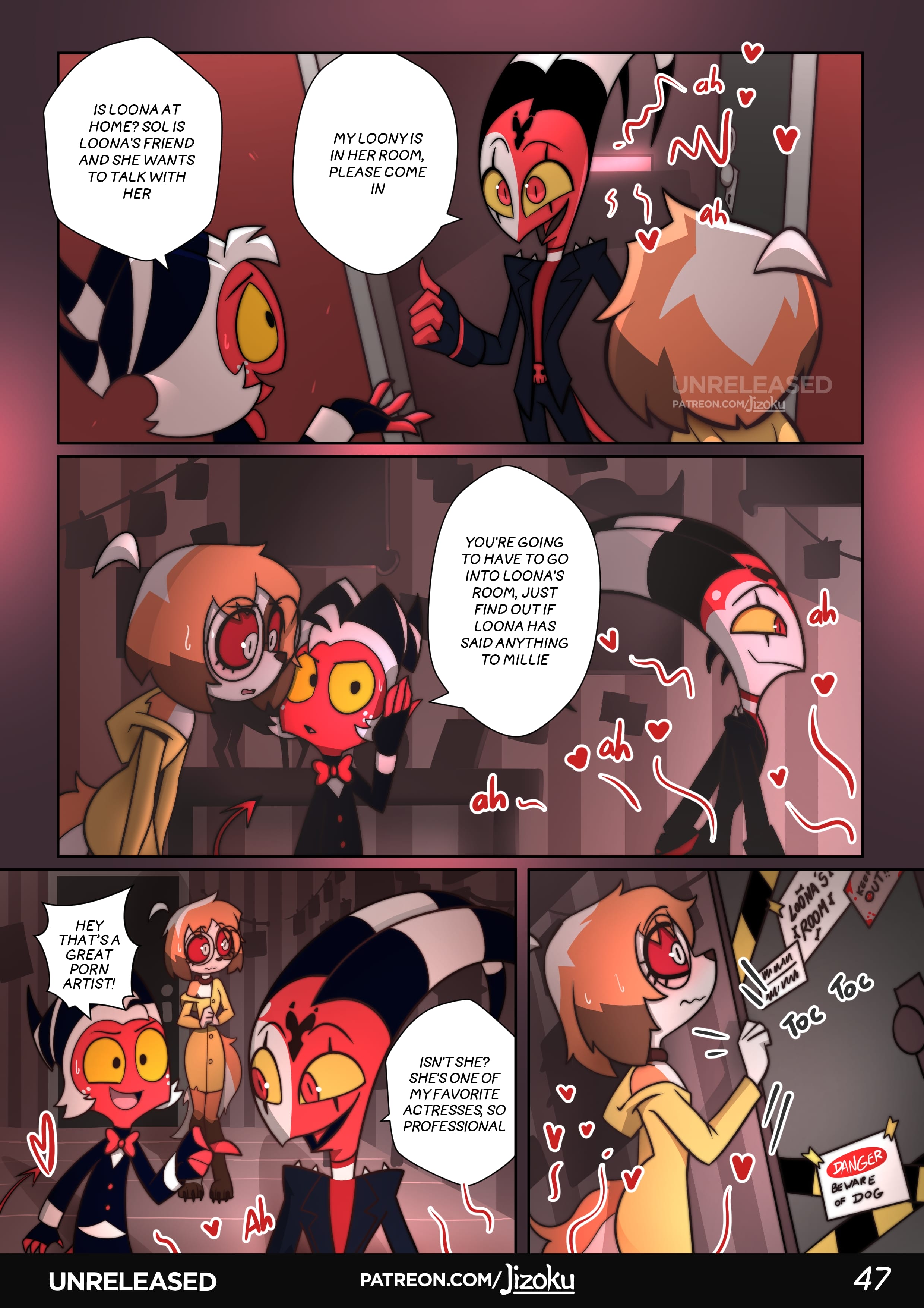 A Night With Loona (Helluva Boss) [Jizoku] 2 . A Night With Loona - Chapter 2 (Helluva Boss) [Jizoku] – page 48