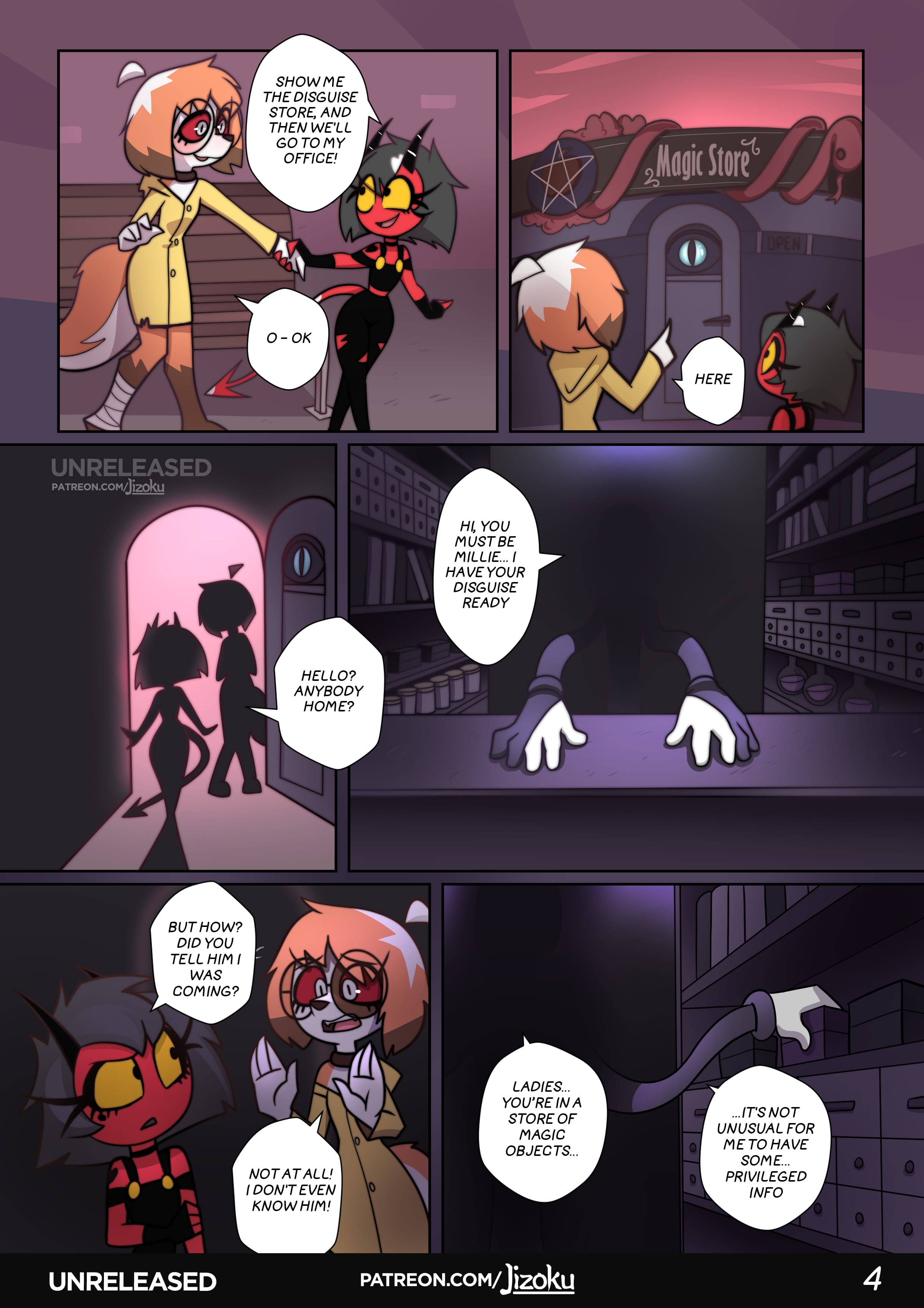 A Night With Loona (Helluva Boss) [Jizoku] 2 . A Night With Loona - Chapter 2 (Helluva Boss) [Jizoku] – page 5