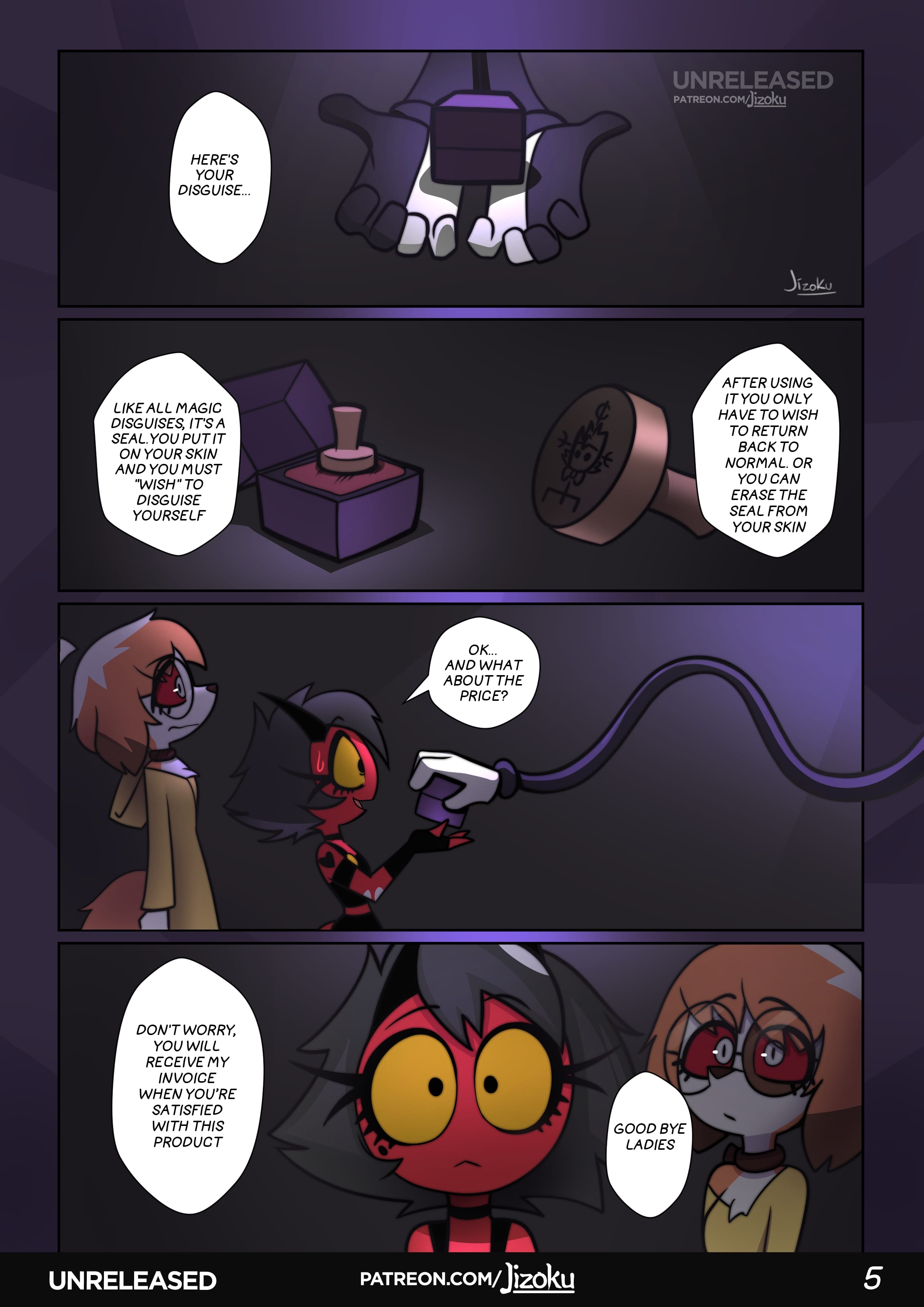 A Night With Loona (Helluva Boss) [Jizoku] 2 . A Night With Loona - Chapter 2 (Helluva Boss) [Jizoku] – page 6