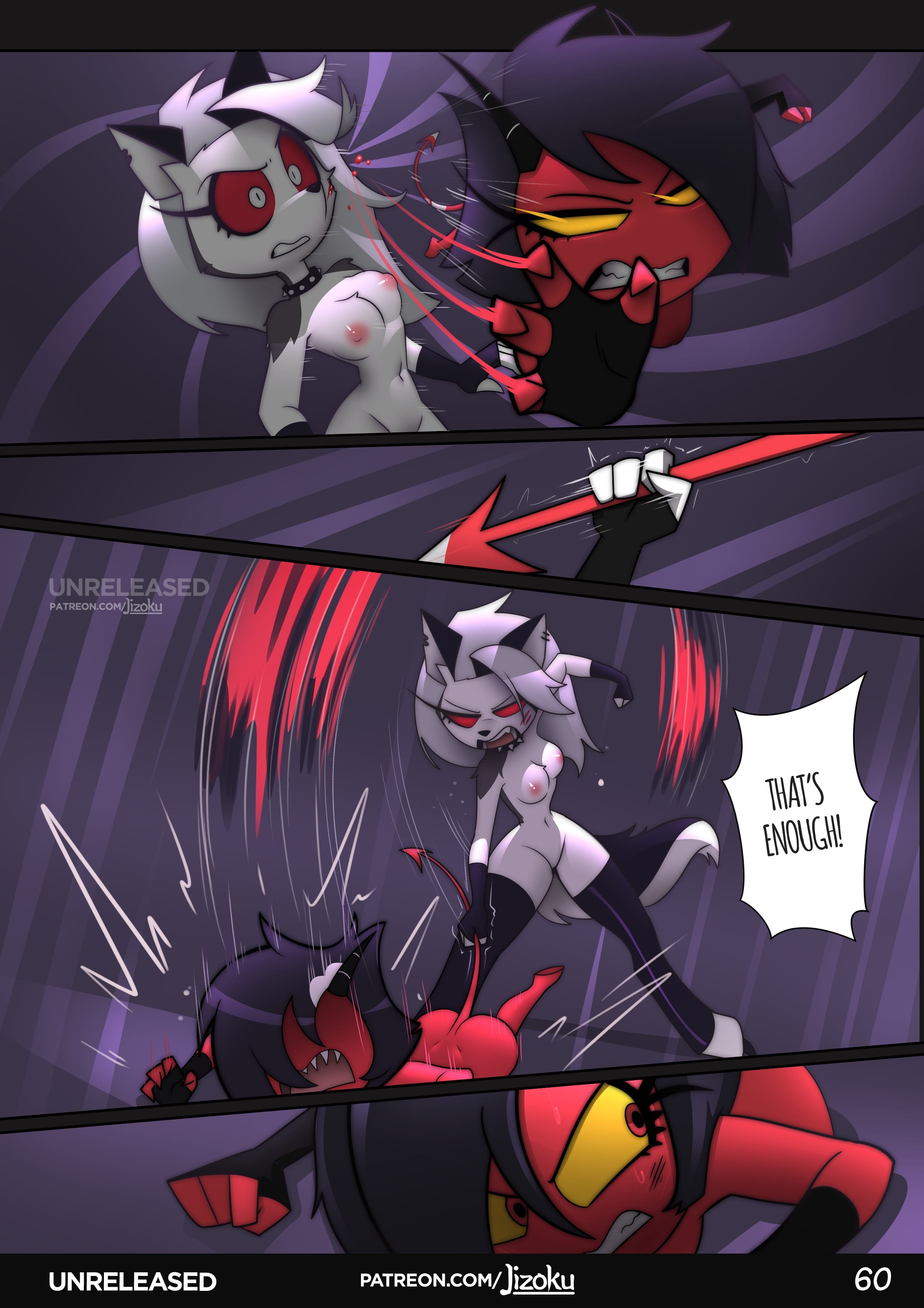 A Night With Loona (Helluva Boss) [Jizoku] 2 . A Night With Loona - Chapter 2 (Helluva Boss) [Jizoku] – page 61