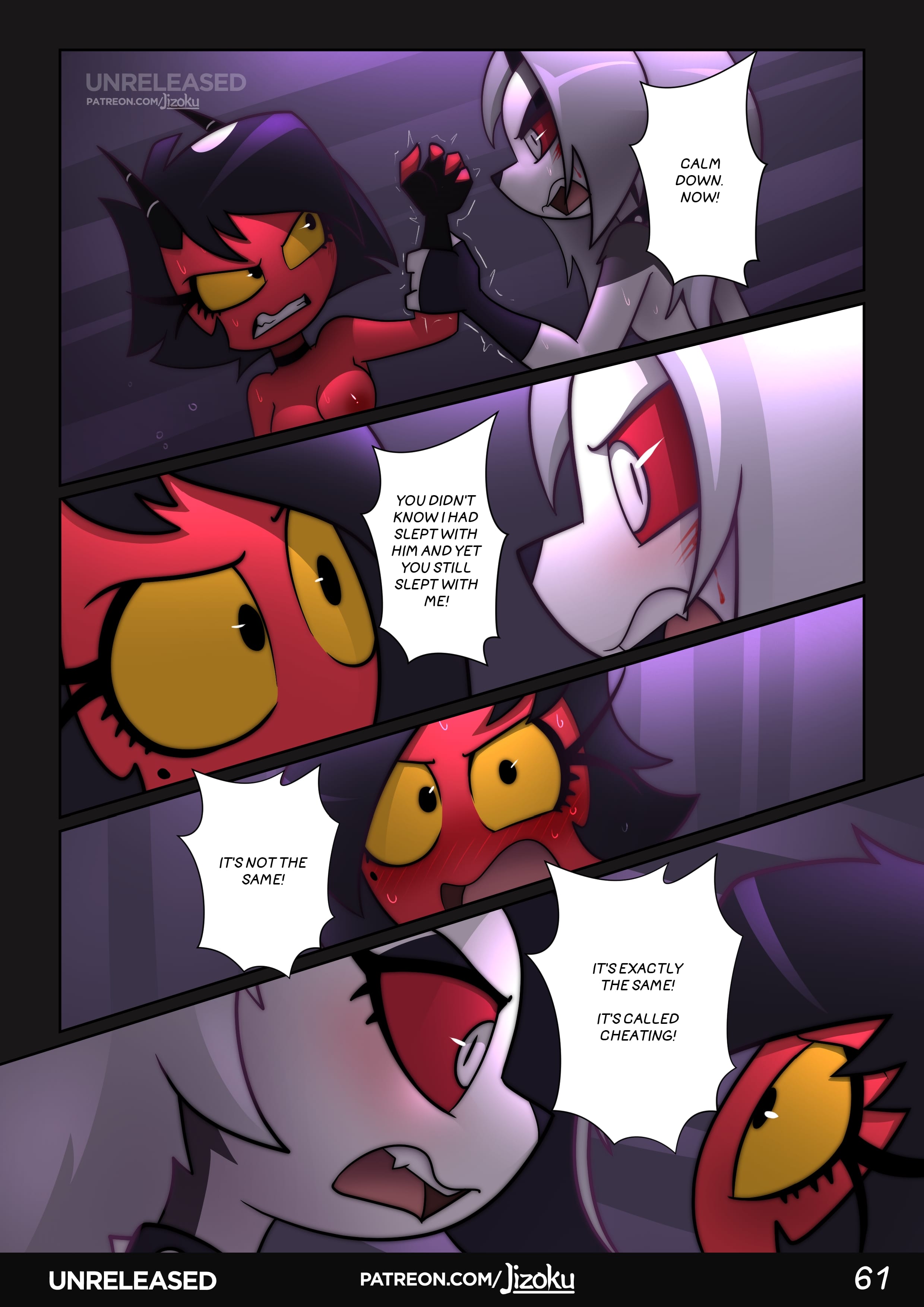 A Night With Loona (Helluva Boss) [Jizoku] 2 . A Night With Loona - Chapter 2 (Helluva Boss) [Jizoku] – page 62