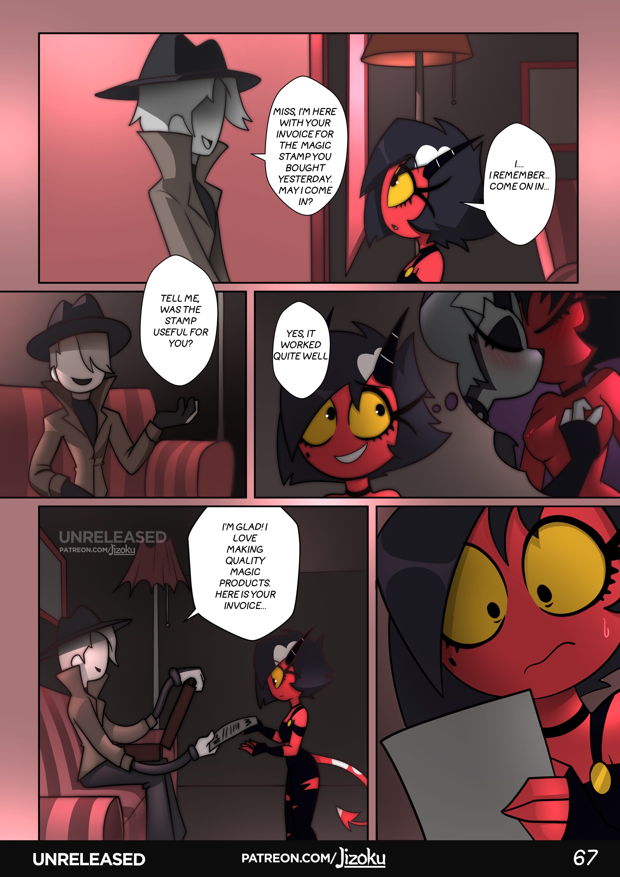 A Night With Loona (Helluva Boss) [Jizoku] 2 . A Night With Loona - Chapter 2 (Helluva Boss) [Jizoku] – page 68