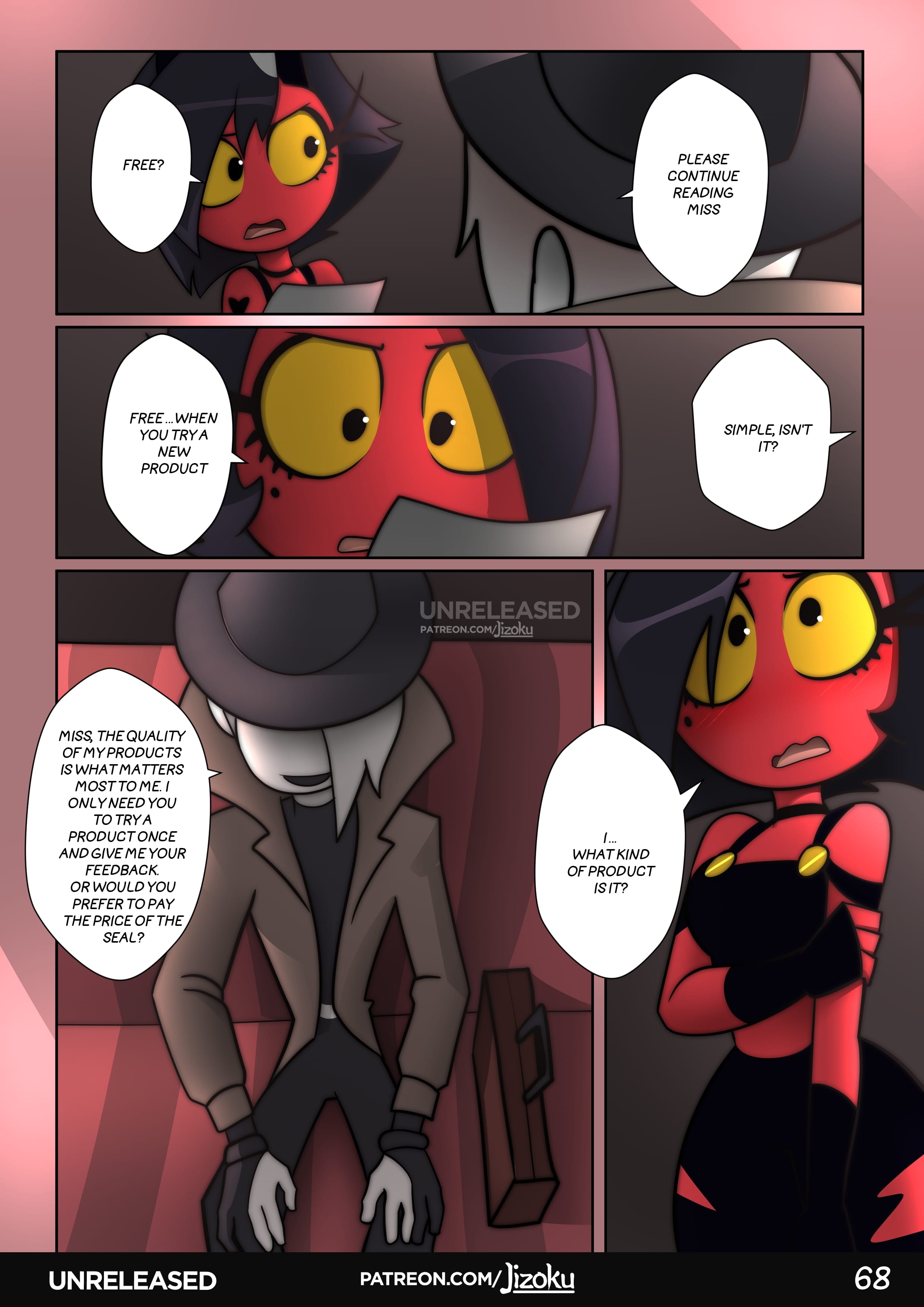 A Night With Loona (Helluva Boss) [Jizoku] 2 . A Night With Loona - Chapter 2 (Helluva Boss) [Jizoku] – page 69