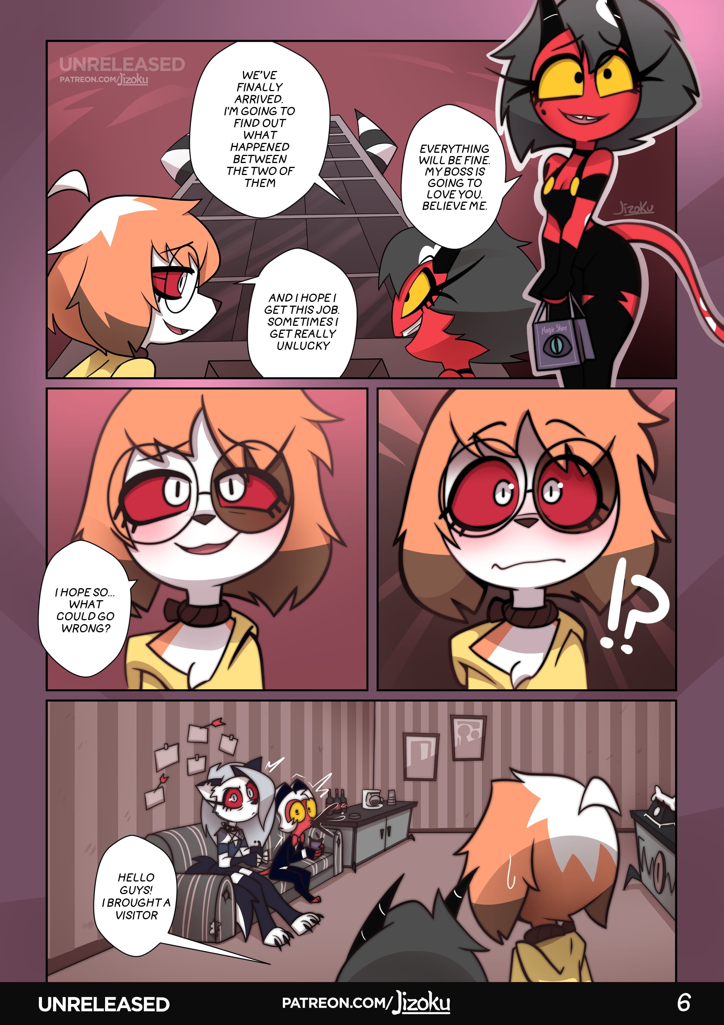A Night With Loona (Helluva Boss) [Jizoku] 2 . A Night With Loona - Chapter 2 (Helluva Boss) [Jizoku] – page 7