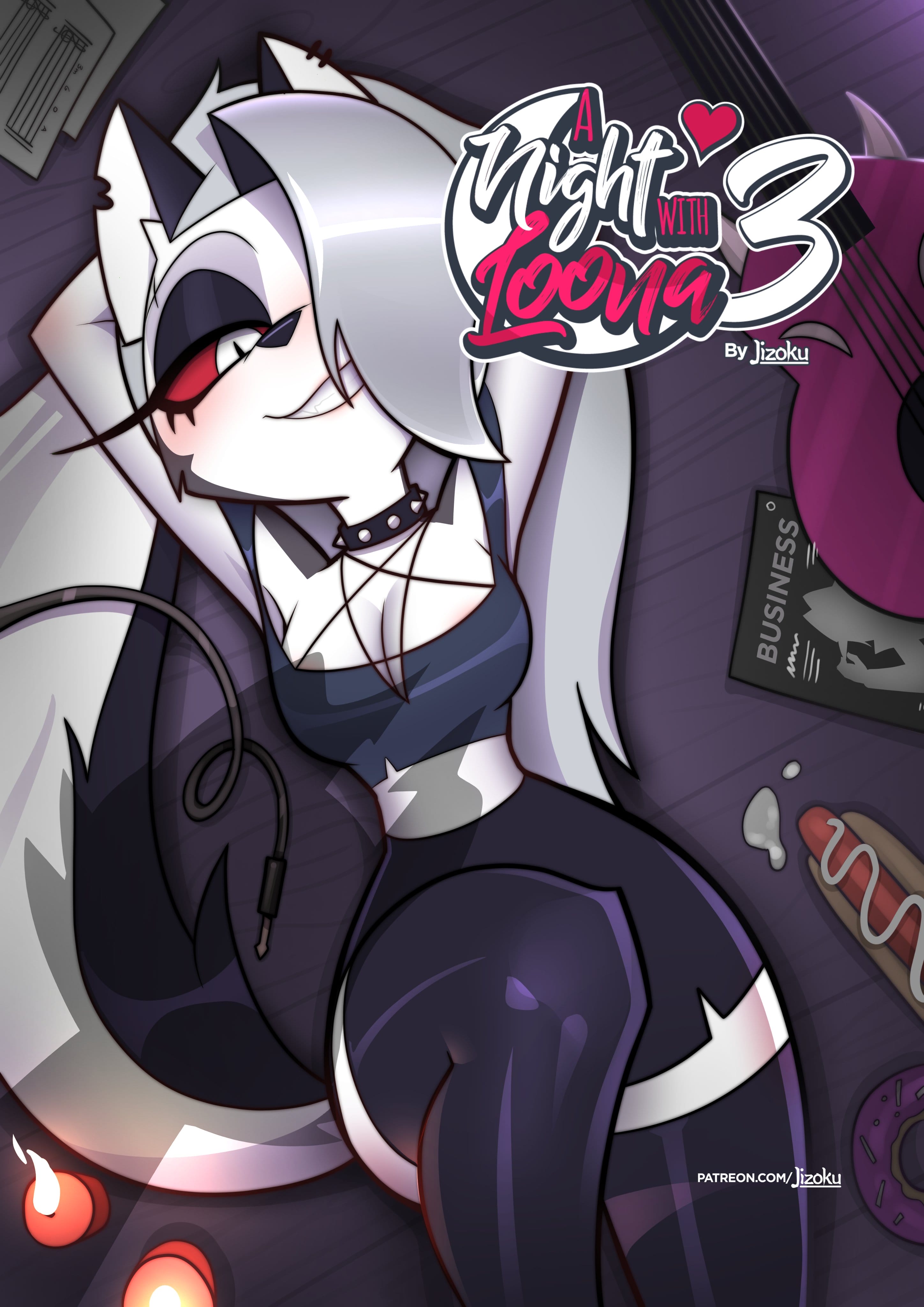 A Night With Loona (Helluva Boss) [Jizoku] 3 . A Night With Loona - Chapter 3 (Helluva Boss) [Jizoku] – page 1