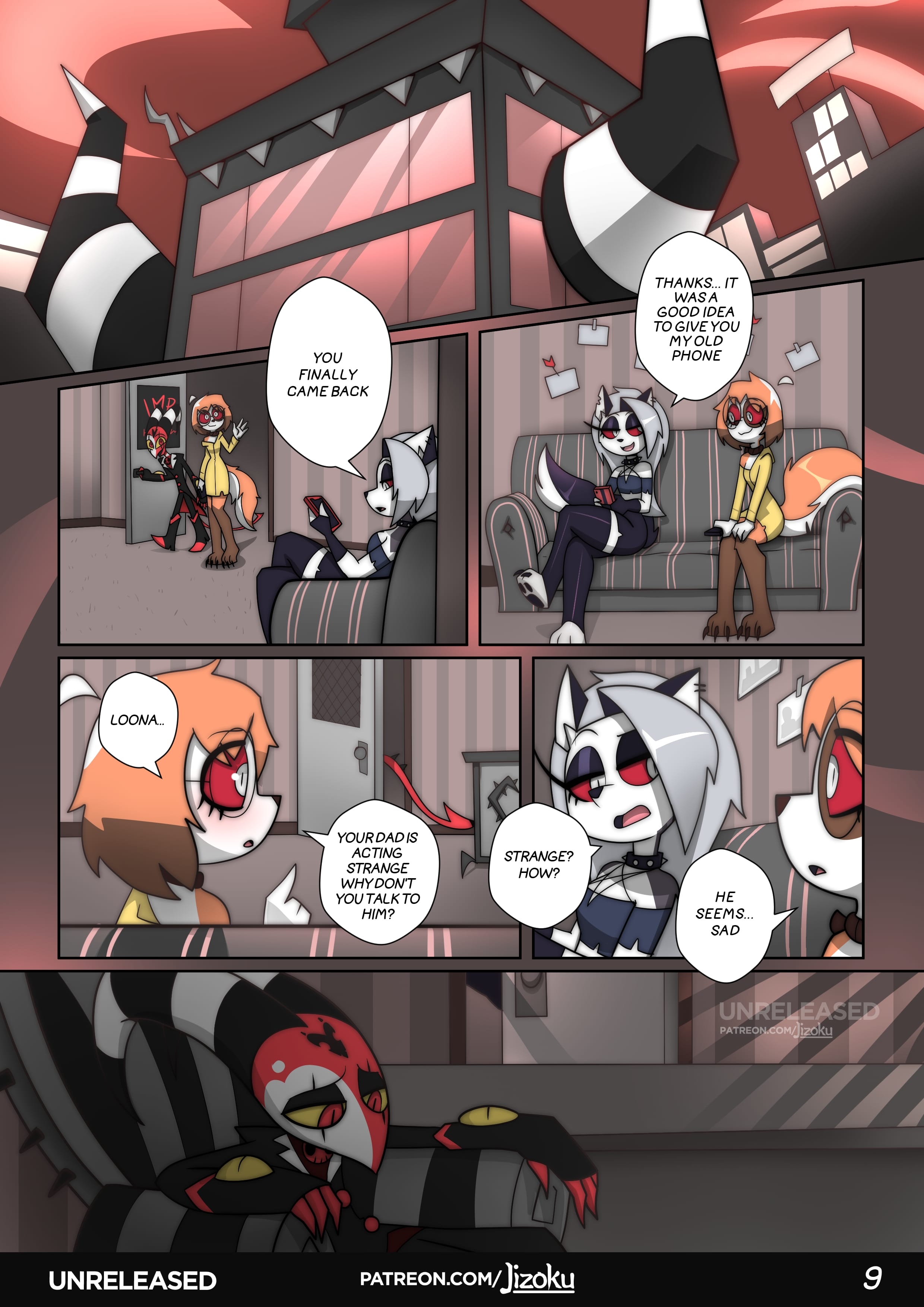 A Night With Loona (Helluva Boss) [Jizoku] 3 . A Night With Loona - Chapter 3 (Helluva Boss) [Jizoku] – page 10