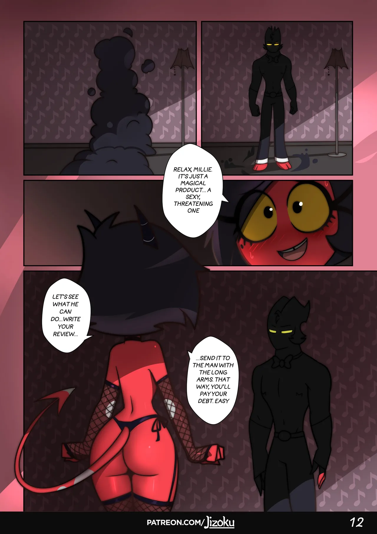 A Night With Loona (Helluva Boss) [Jizoku] 3 . A Night With Loona - Chapter 3 (Helluva Boss) [Jizoku] – page 13
