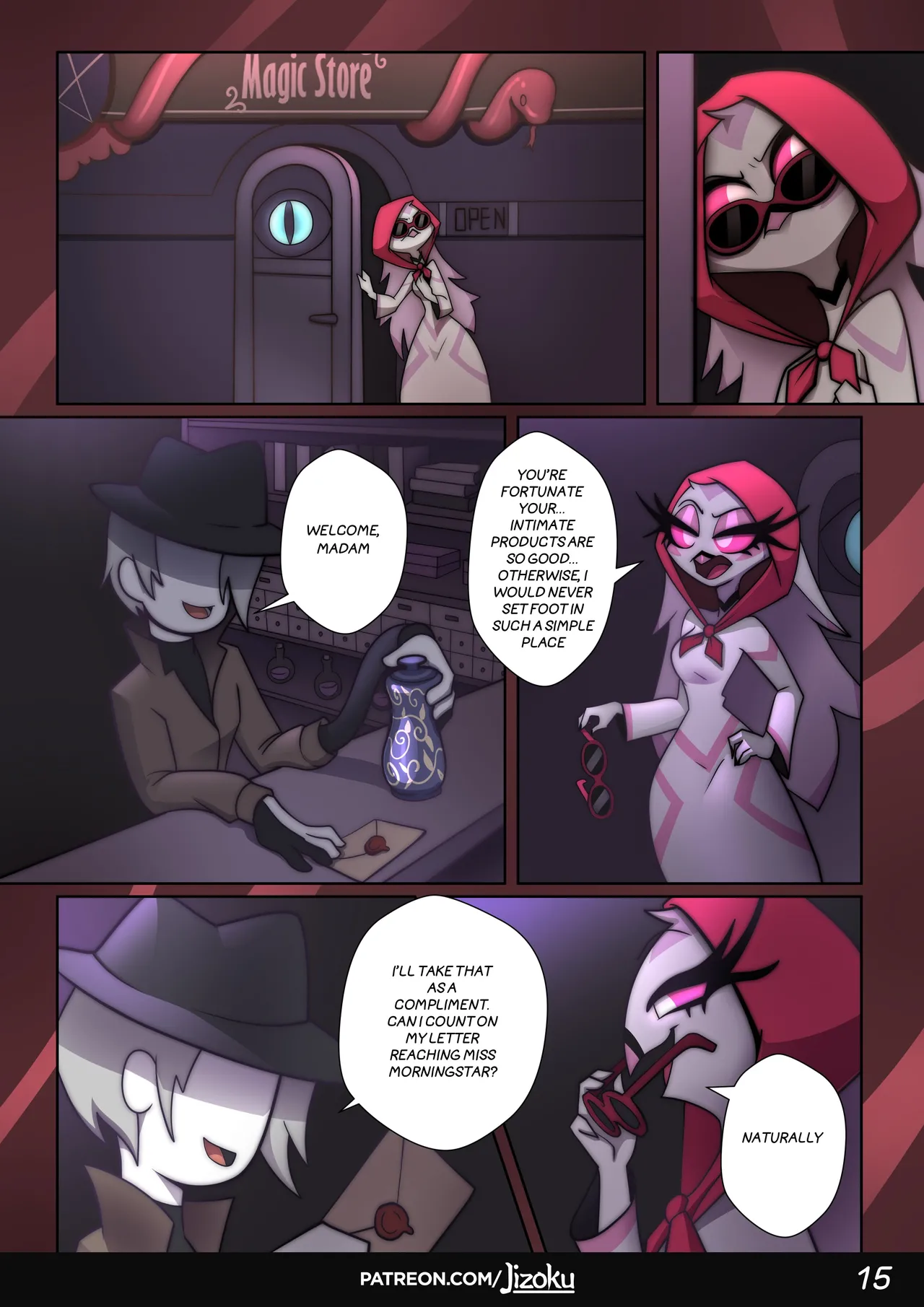 A Night With Loona (Helluva Boss) [Jizoku] 3 . A Night With Loona - Chapter 3 (Helluva Boss) [Jizoku] – page 16