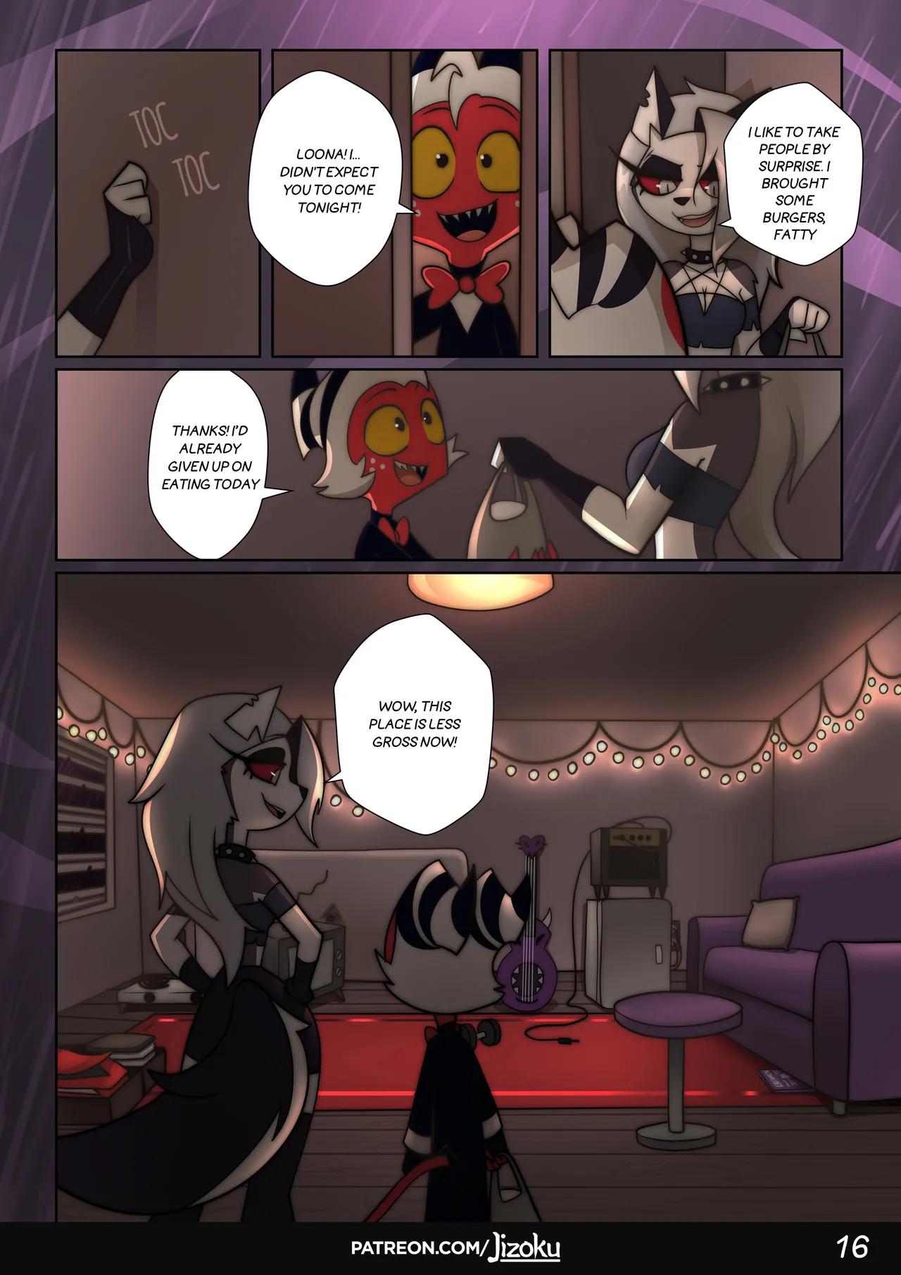 A Night With Loona (Helluva Boss) [Jizoku] 3 . A Night With Loona - Chapter 3 (Helluva Boss) [Jizoku] – page 17