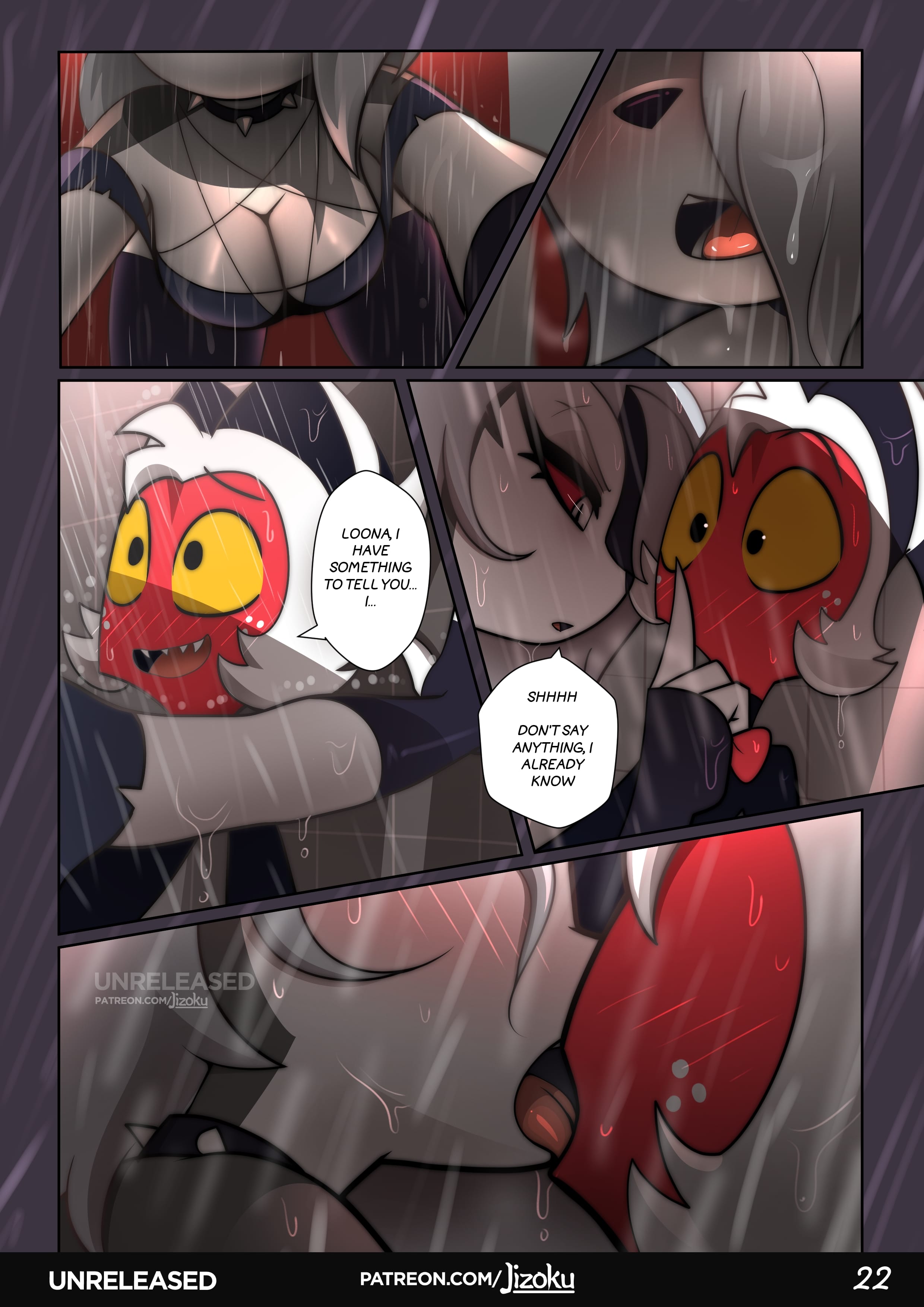 A Night With Loona (Helluva Boss) [Jizoku] 3 . A Night With Loona - Chapter 3 (Helluva Boss) [Jizoku] – page 23