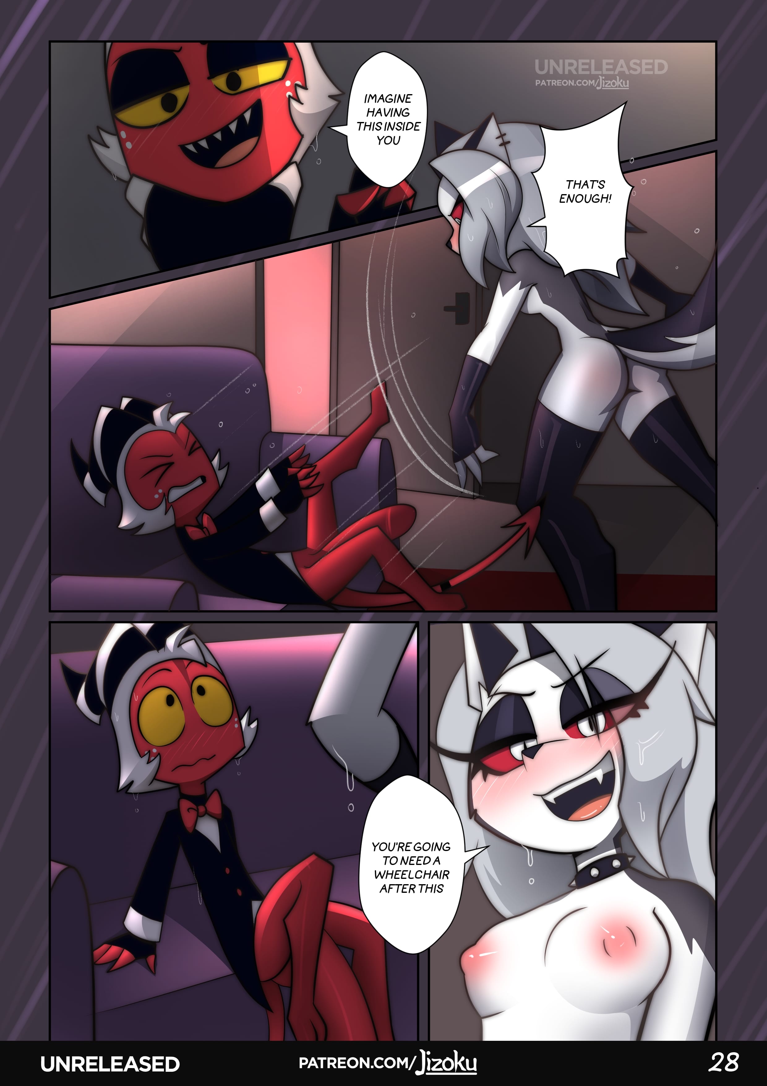 A Night With Loona (Helluva Boss) [Jizoku] 3 . A Night With Loona - Chapter 3 (Helluva Boss) [Jizoku] – page 29