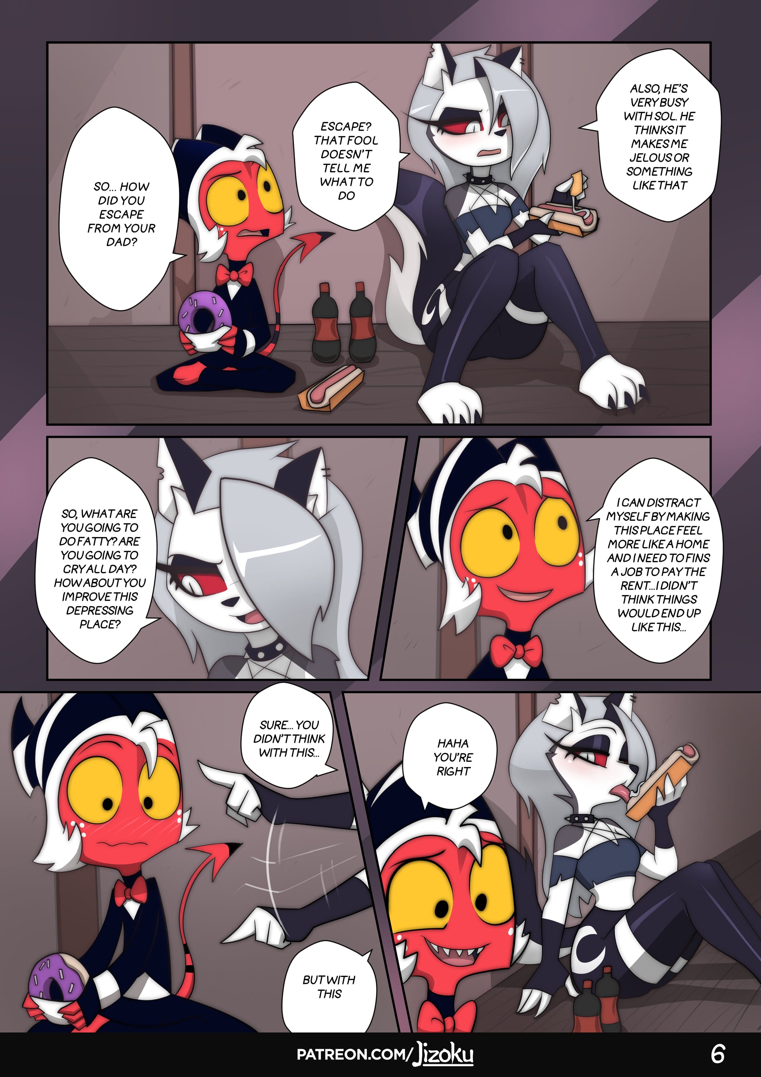 A Night With Loona (Helluva Boss) [Jizoku] 3 . A Night With Loona - Chapter 3 (Helluva Boss) [Jizoku] – page 7