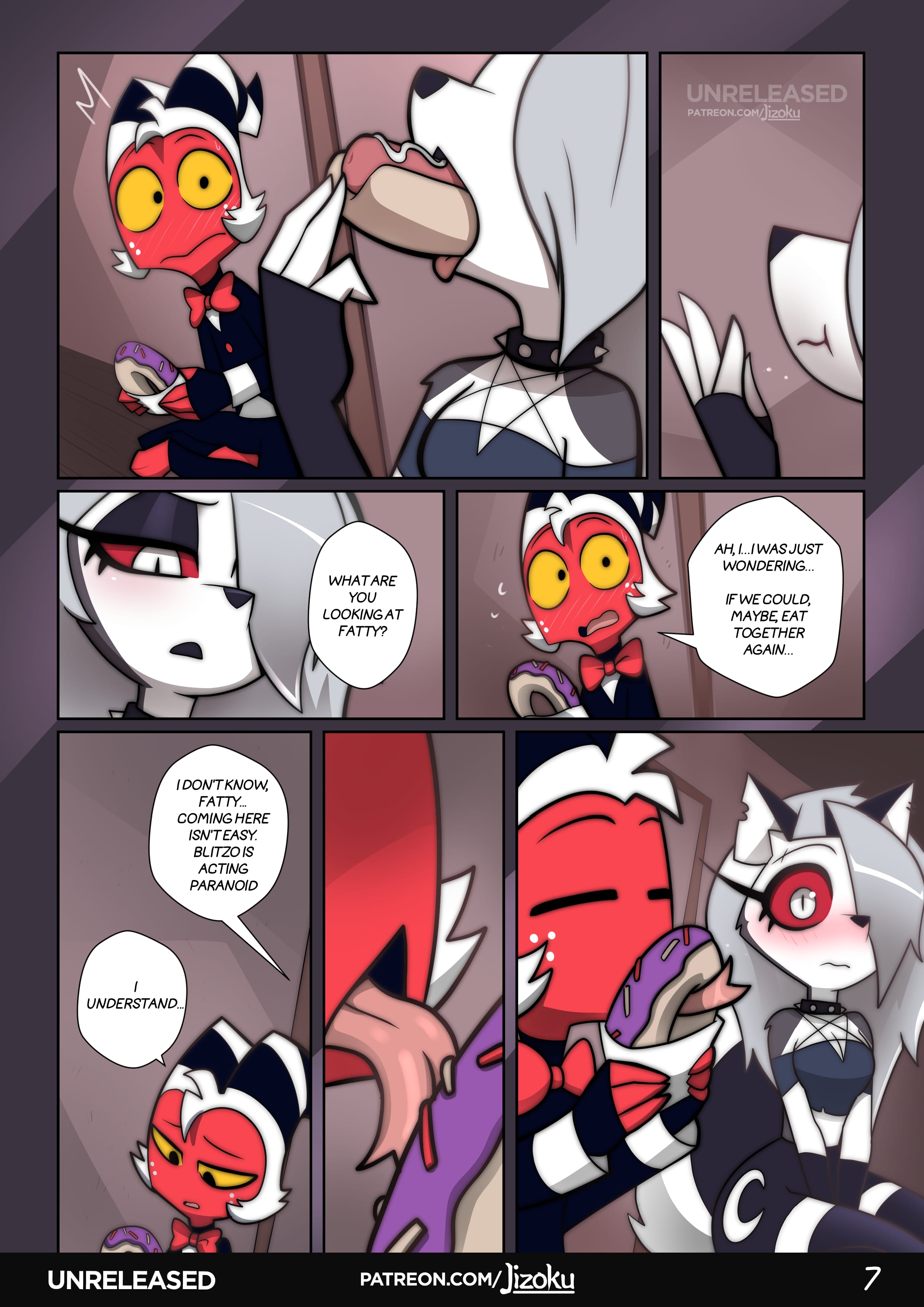 A Night With Loona (Helluva Boss) [Jizoku] 3 . A Night With Loona - Chapter 3 (Helluva Boss) [Jizoku] – page 8