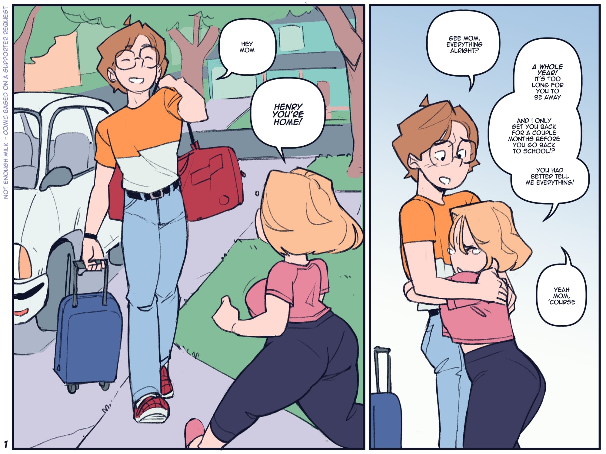 Summer Ache [NotEnoughMilk] 1 . Summer Ache - Chapter 1 [NotEnoughMilk] – page 1