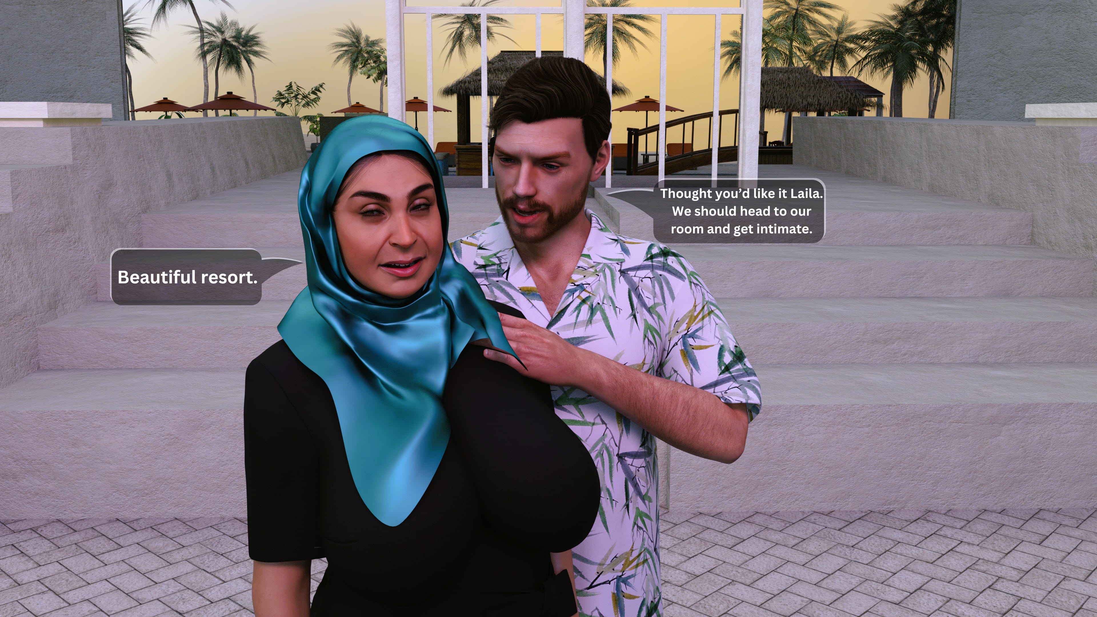 Vacation Gone Wrong [Mature3DComics] 1 . Vacation Gone Wrong - Chapter 1 [Mature3DComics] – page 1