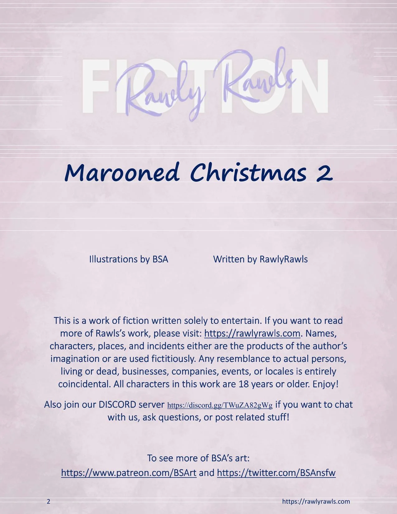 Marooned Christmas [BSA , Rawly Rawls] 2 . Marooned Christmas - Chapter 2 [BSA , Rawly Rawls] – page 2