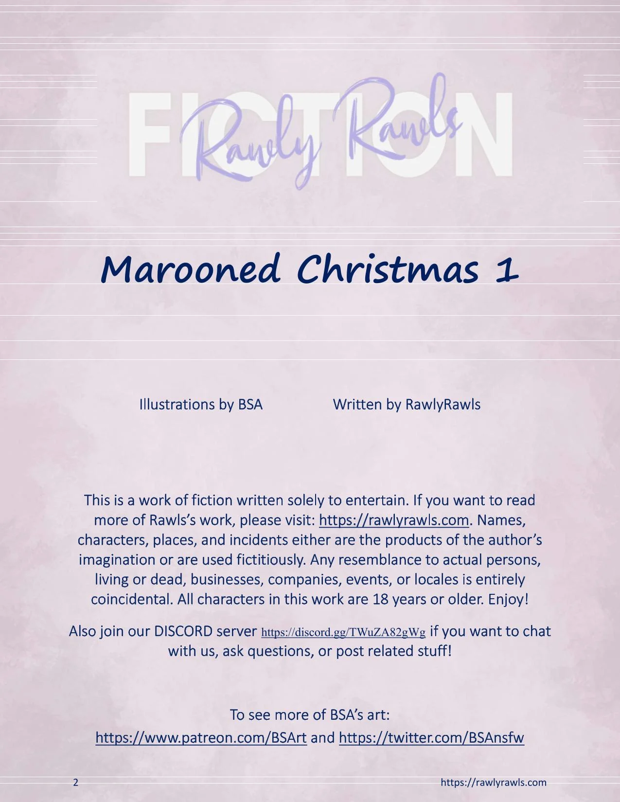 Marooned Christmas [BSA , Rawly Rawls] 1 . Marooned Christmas - Chapter 1 [BSA , Rawly Rawls] – page 2