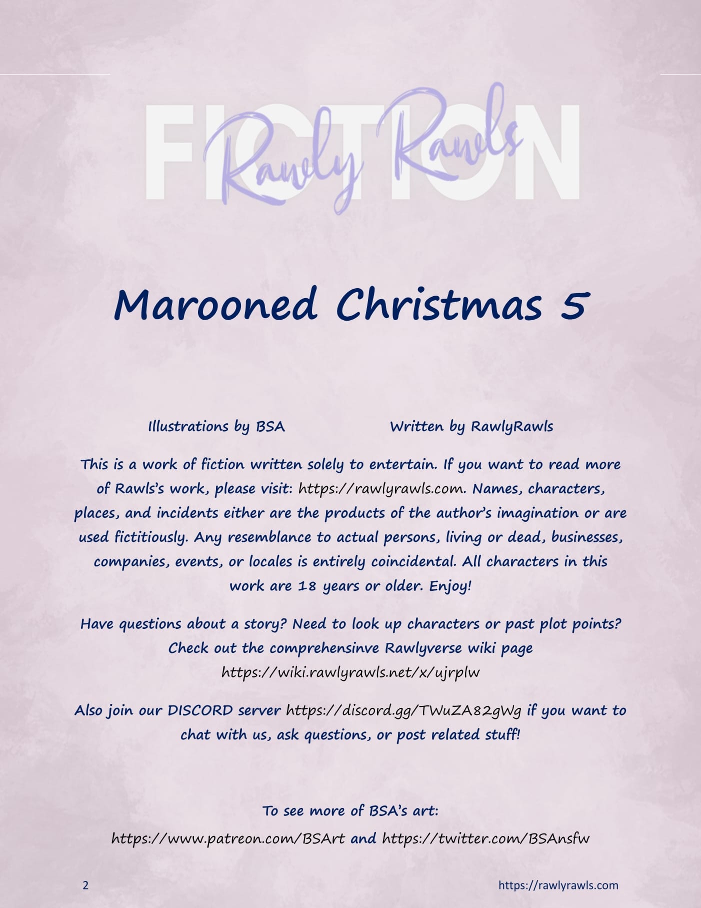 Marooned Christmas [BSA , Rawly Rawls] 5 . Marooned Christmas - Chapter 5 [BSA , Rawly Rawls] – page 2