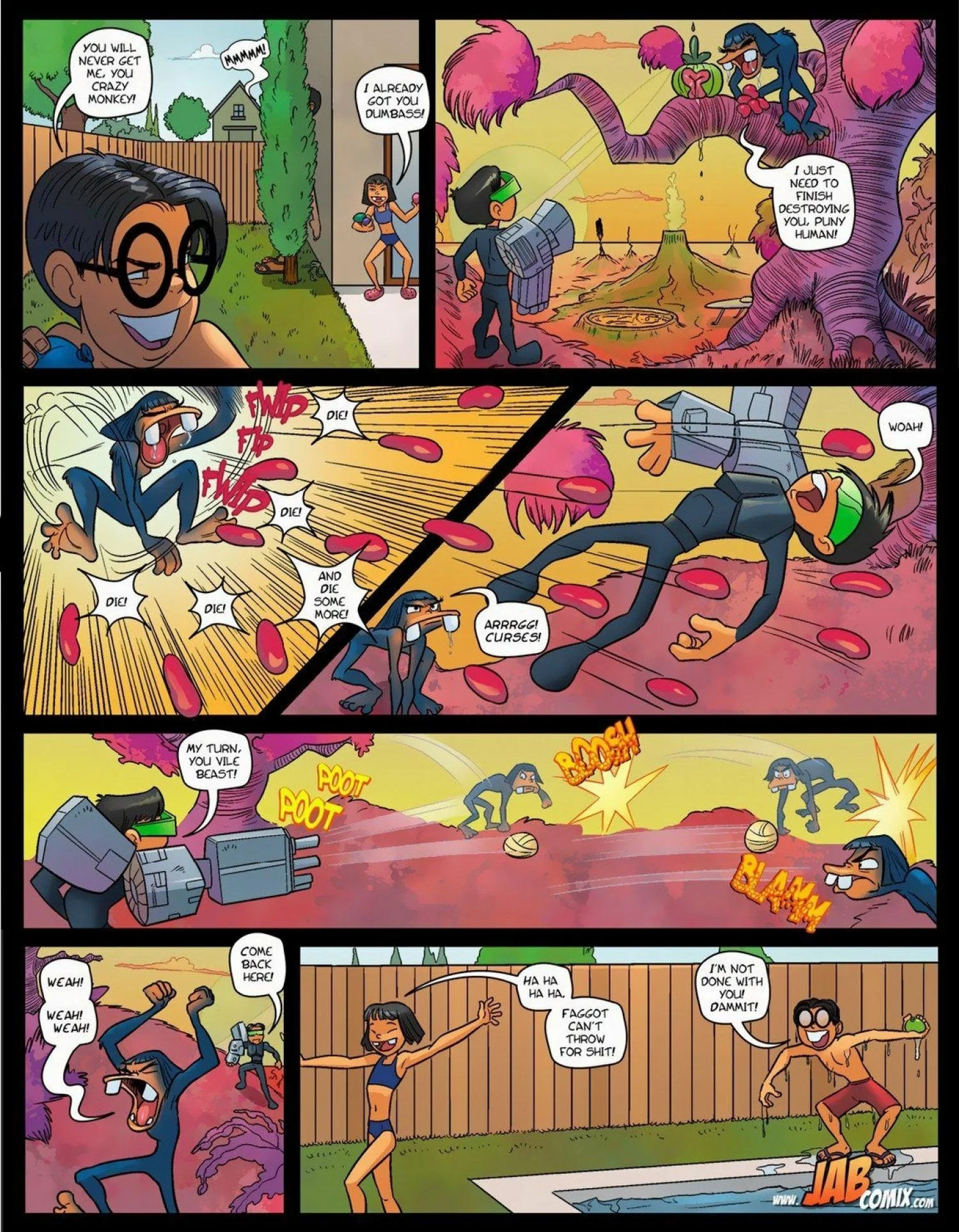 My Hot Ass Neighbor [JABComix] 7 . My Hot Ass Neighbor - Pool Party Part 1 - Chapter 7 [JABComix] – page 16