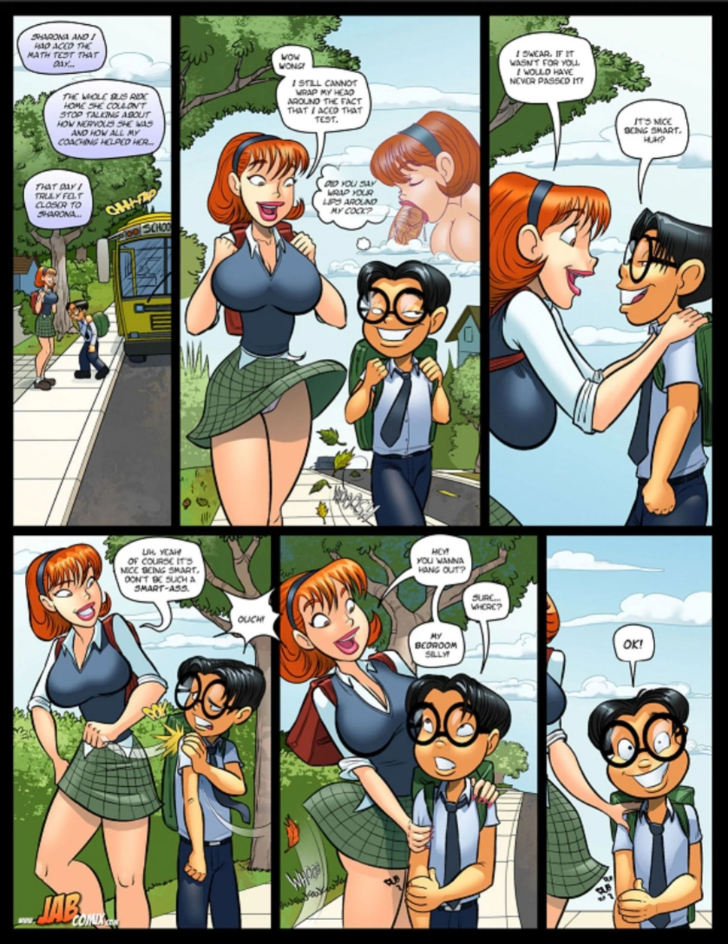 My Hot Ass Neighbor [JABComix] 5 . My Hot Ass Neighbor - Taking a Peek - Chapter 5 [JABComix] – page 2