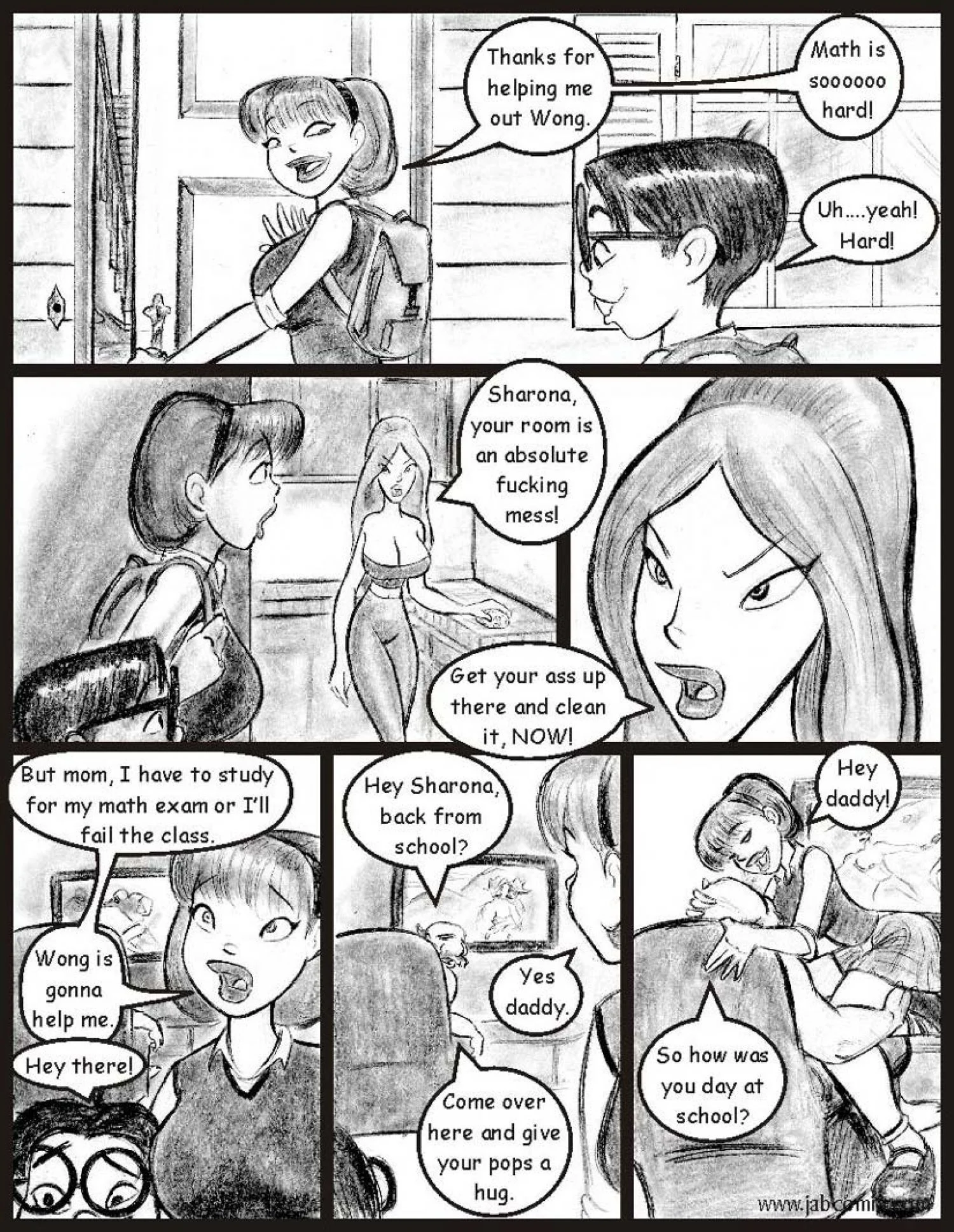My Hot Ass Neighbor [JABComix] 2 . My Hot Ass Neighbor - Tutoring - Chapter 2 [JABComix] – page 2