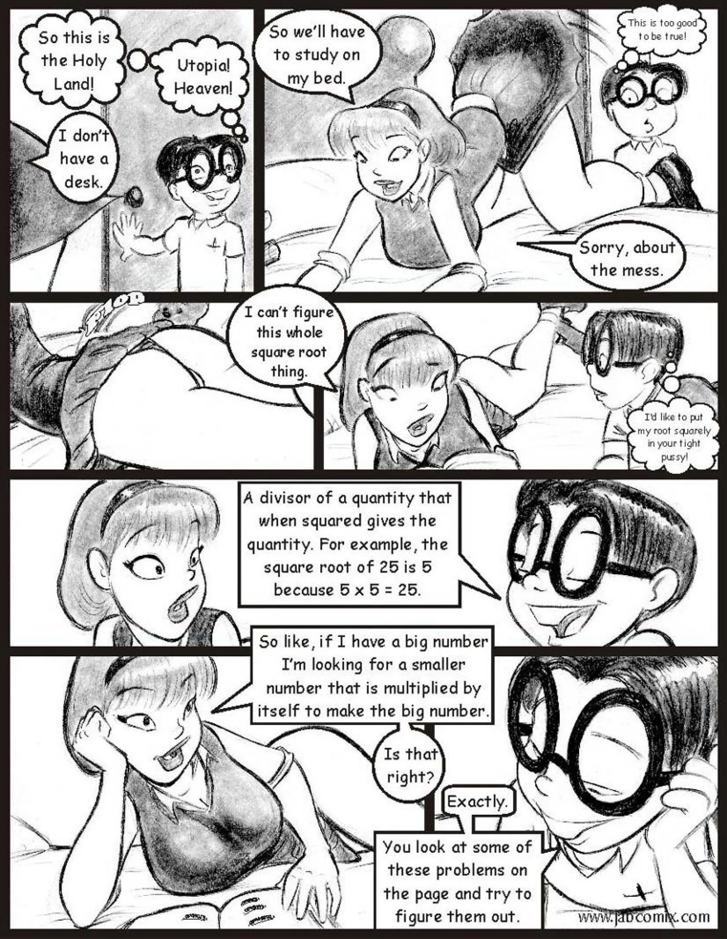 My Hot Ass Neighbor [JABComix] 2 . My Hot Ass Neighbor - Tutoring - Chapter 2 [JABComix] – page 6