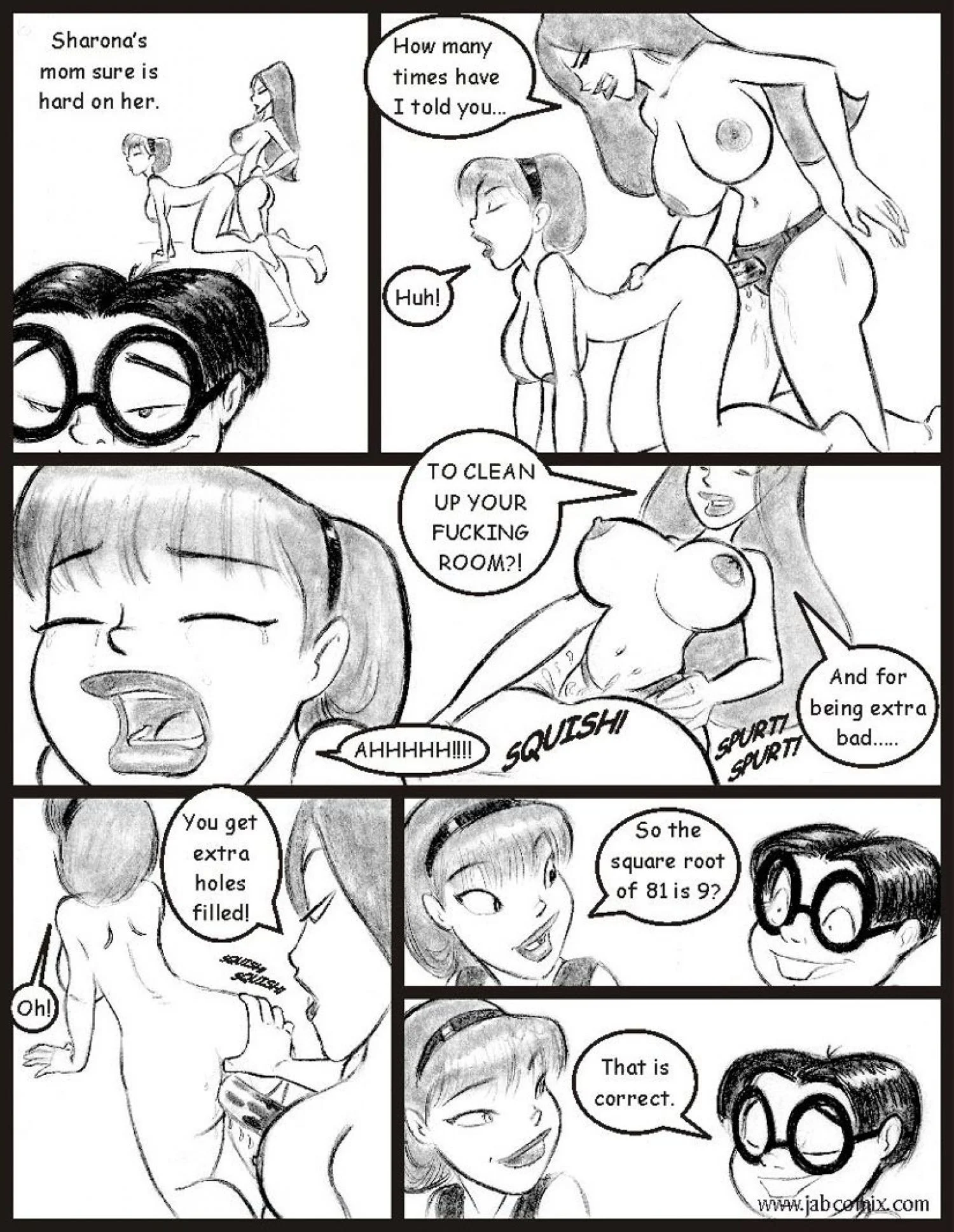 My Hot Ass Neighbor [JABComix] 2 . My Hot Ass Neighbor - Tutoring - Chapter 2 [JABComix] – page 7