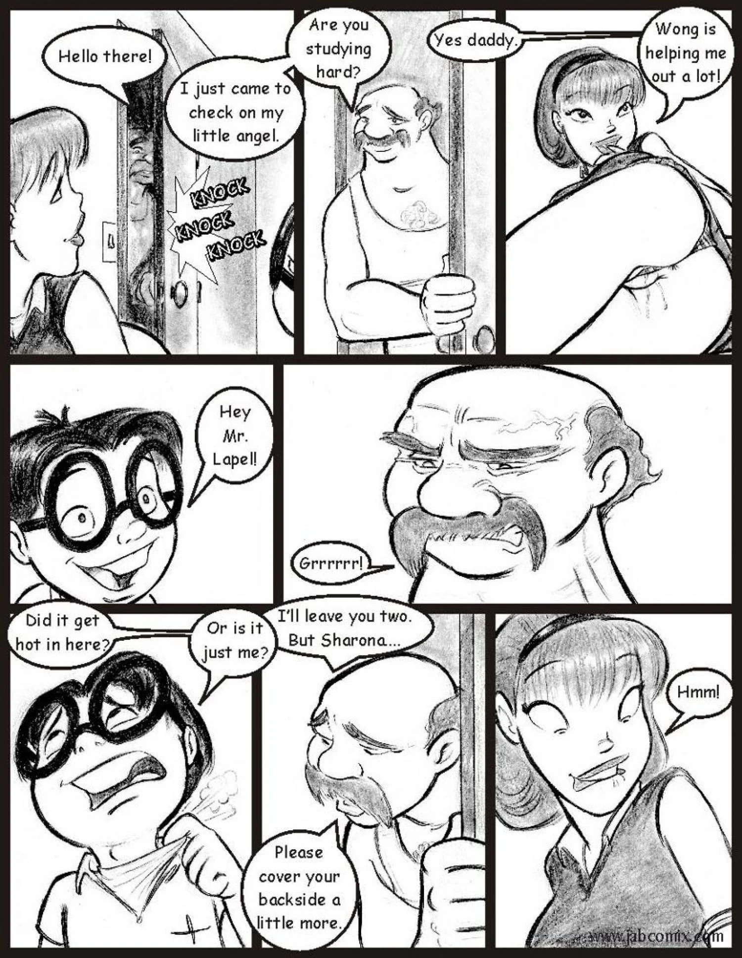My Hot Ass Neighbor [JABComix] 2 . My Hot Ass Neighbor - Tutoring - Chapter 2 [JABComix] – page 8