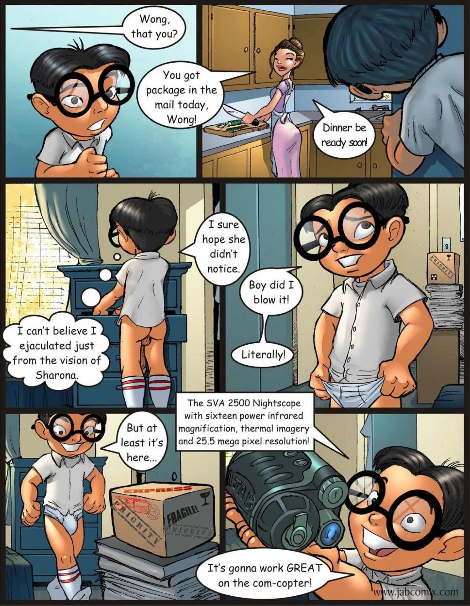 My Hot Ass Neighbor [JABComix] 3 . My Hot Ass Neighbor - Webcam - Chapter 3 [JABComix] – page 2