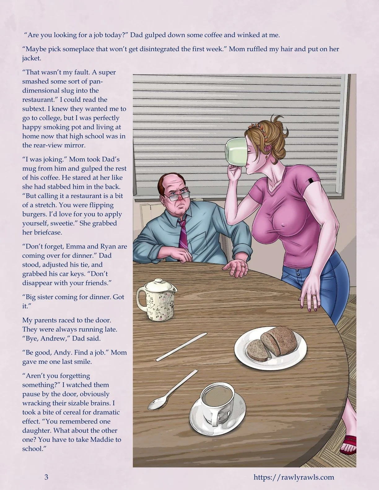 My Mother's Secret Identity [Adun | Danny Sulca , RawlyRawls] 1 . My Mother's Secret Identity - Chapter 1 [Adun - Danny Sulca , RawlyRawls] – page 3