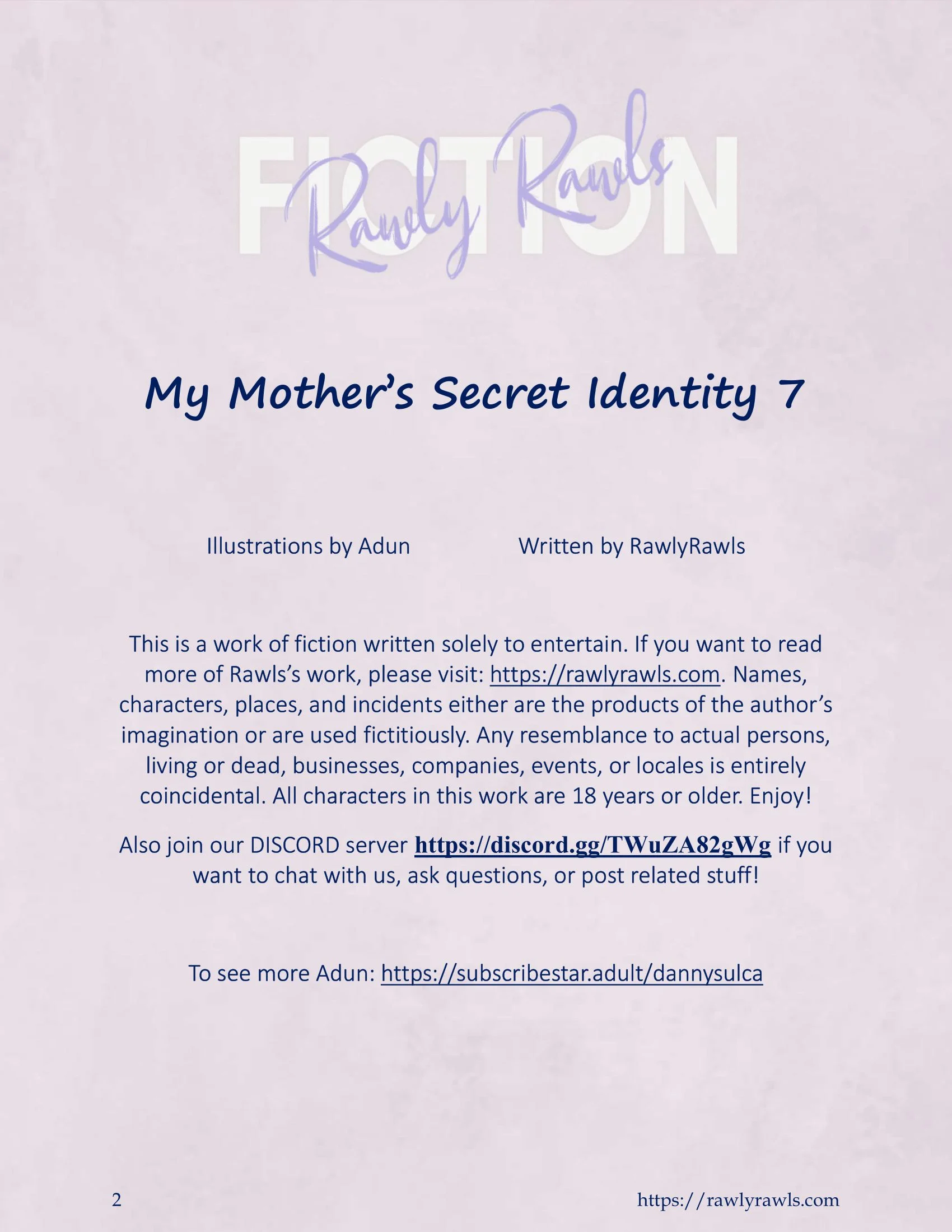 My Mother's Secret Identity [Adun | Danny Sulca , RawlyRawls] 7 . My Mother's Secret Identity - Chapter 7 [Adun | Danny Sulca , RawlyRawls] – page 2