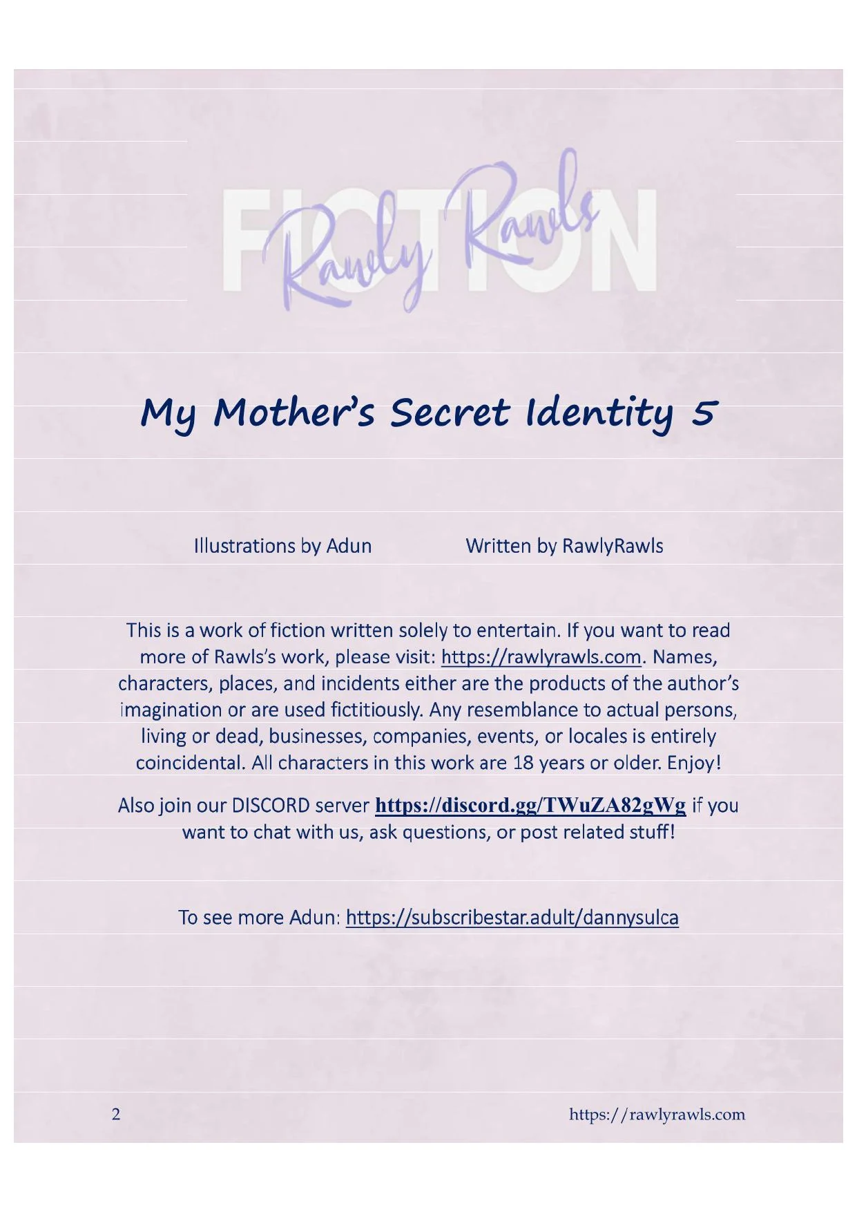 My Mother's Secret Identity [Adun | Danny Sulca , RawlyRawls] 5 . My Mother's Secret Identity - Chapter 5 [Adun | Danny Sulca , RawlyRawls] – page 2