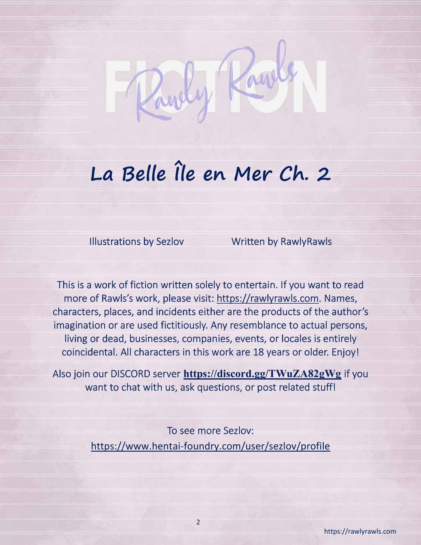 La Belle Ile en Mere [Sezlov , RawlyRawls] 2 . La Belle Ile en Mere - Chapter 2 [Sezlov , RawlyRawls] – page 2